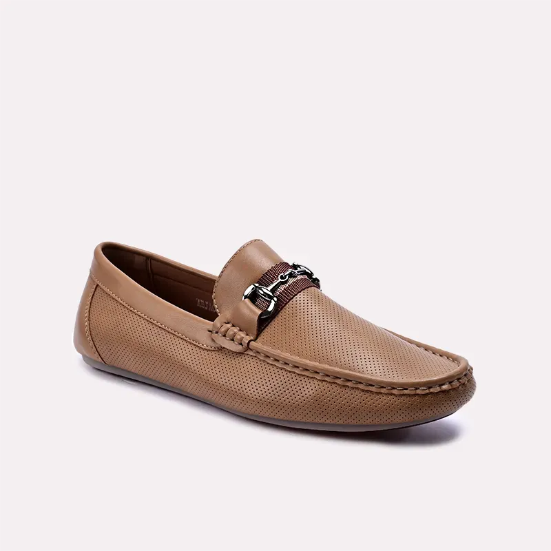 Wallace Mustard Perforated Horsebit Loafers 0130857 Throw Hike