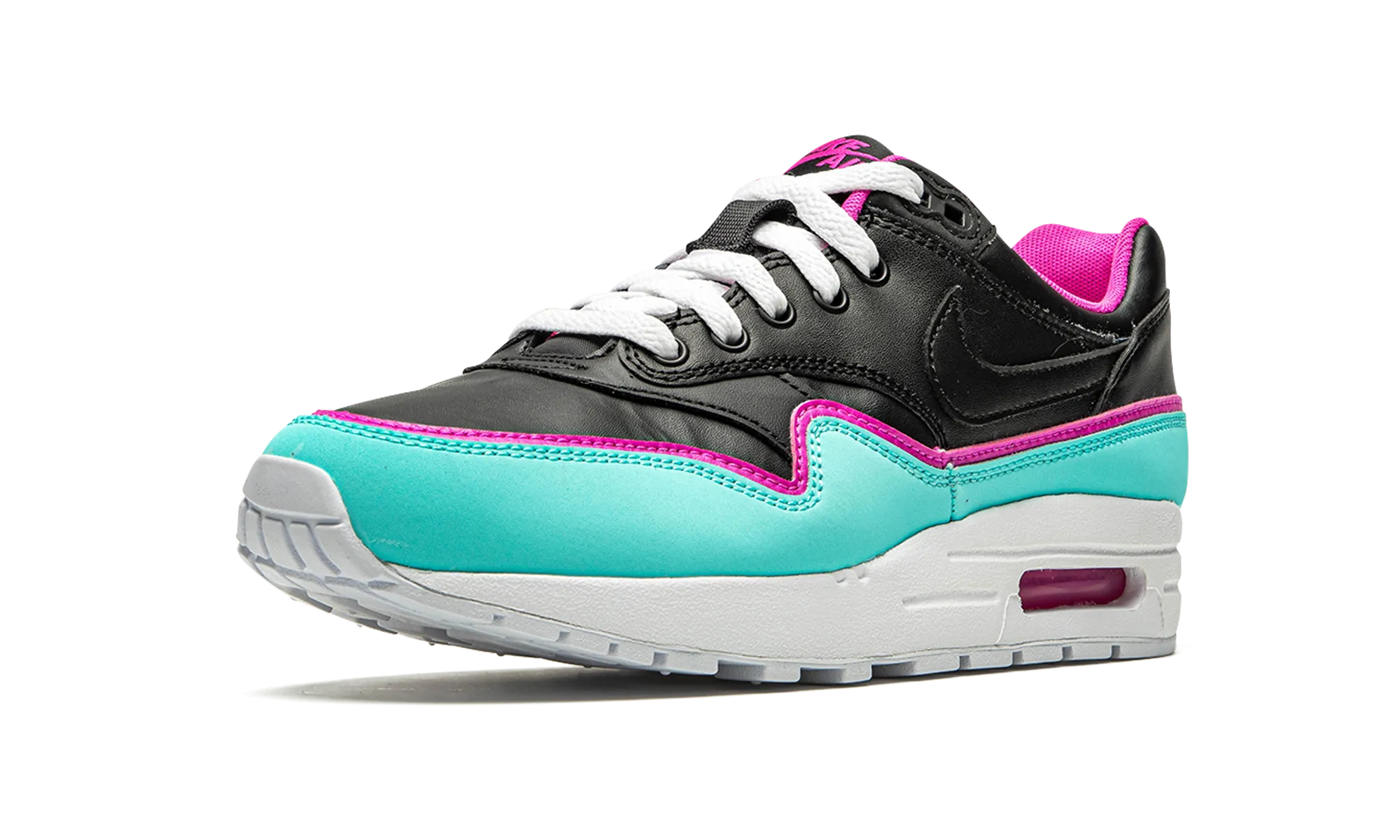 Flexible Material boho vibe Air Max 1 DBL (GS) "Double Layered - Aqua Fuchsia"