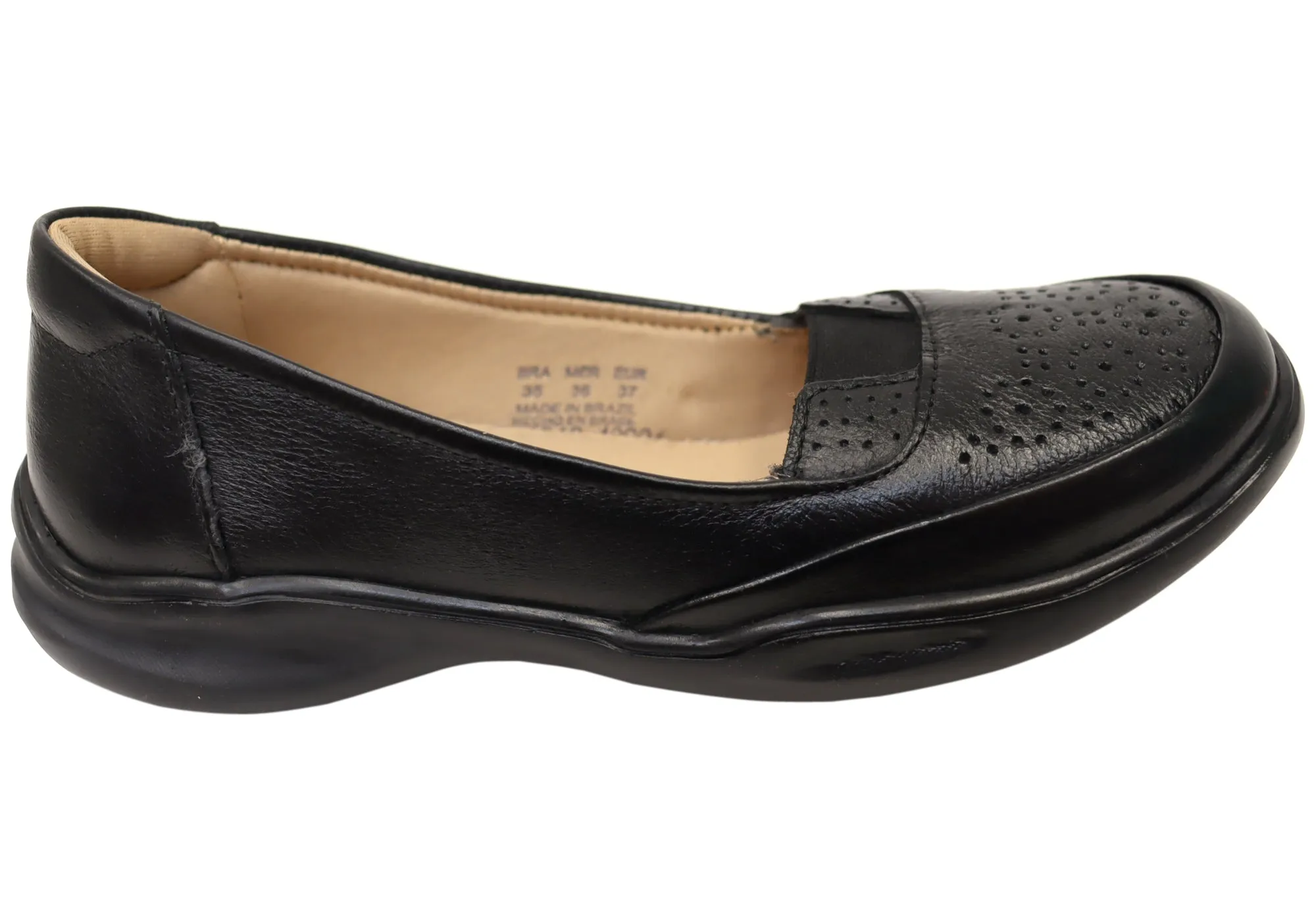 Strap Mode Fresh Tone Levecomfort Stephanie Womens Brazilian Comfortable Leather Shoes