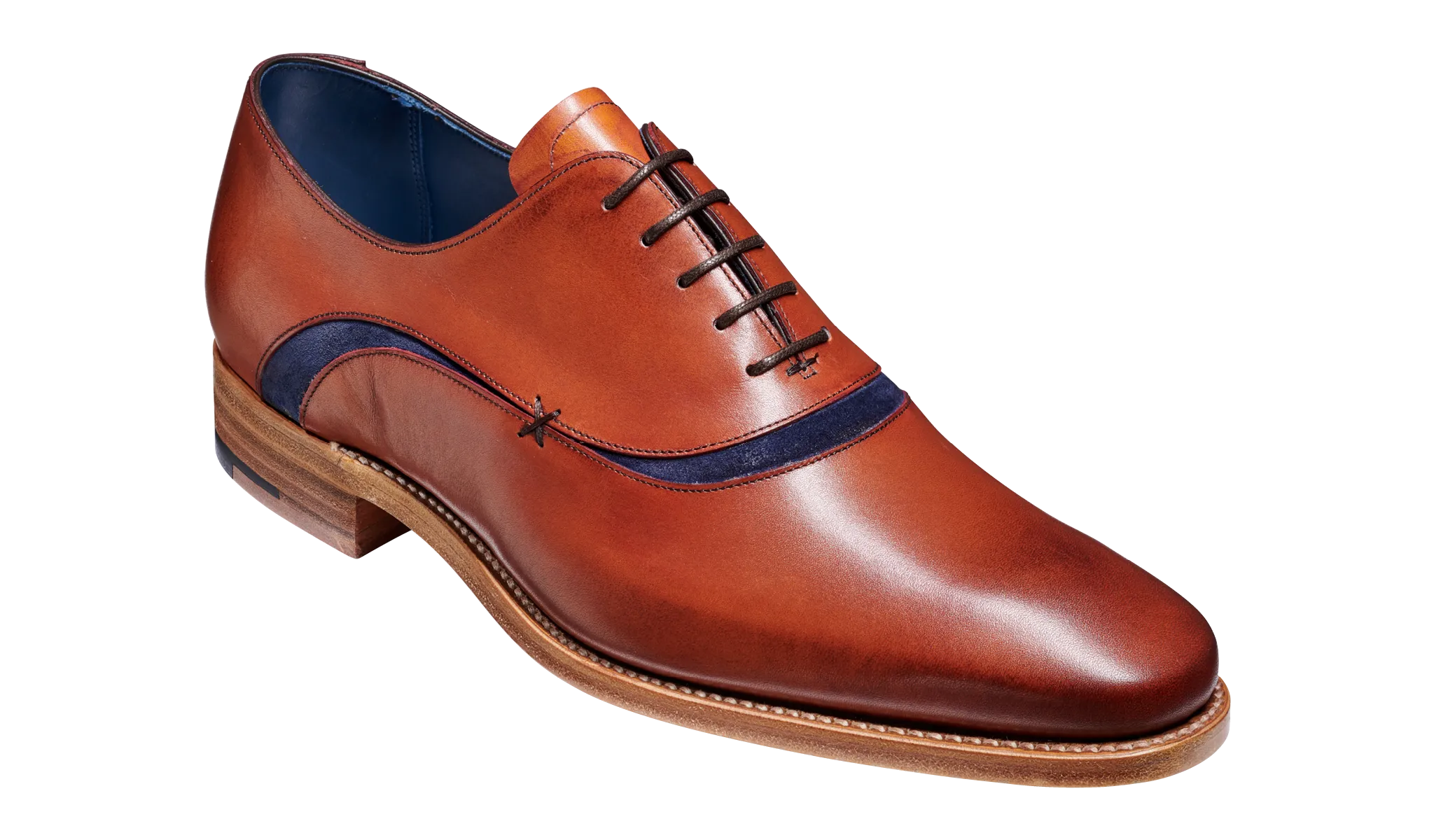 Smart Movement Emerson - Antique Rosewood Navy Suede