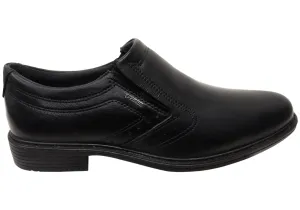City Commuter Pegada Kaine Mens Comfortable Brazilian Leather Slip On Dress Shoes
