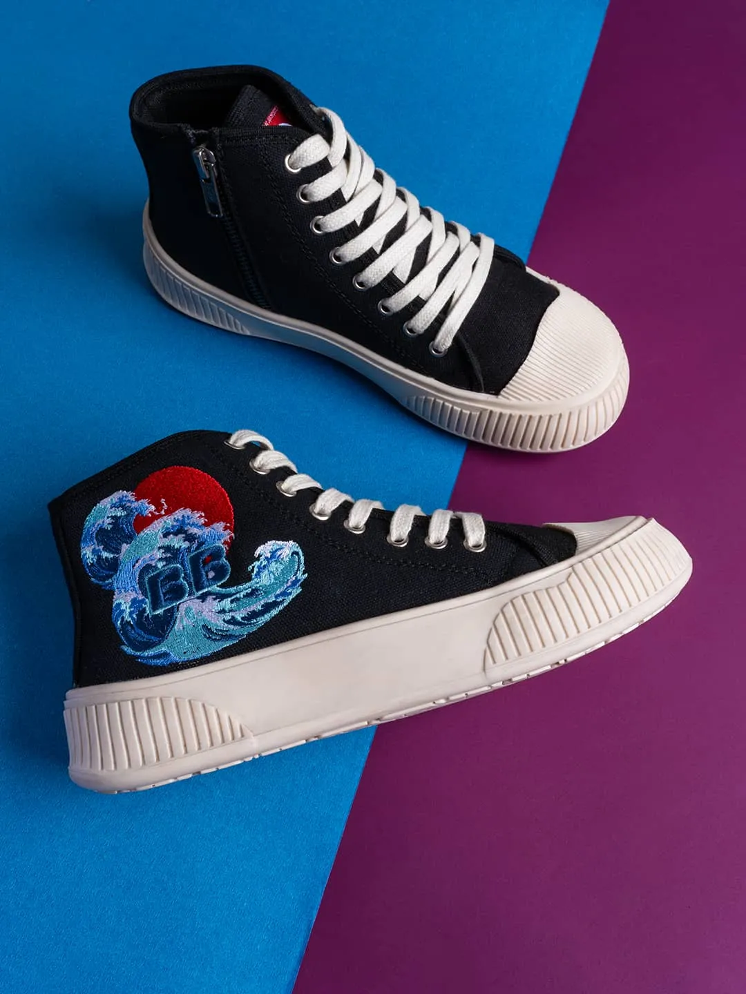 Bacca Bucci Women's High-Top Sneakers - "Kawaii Kicks" Collection Ventilated Design Strong Grip