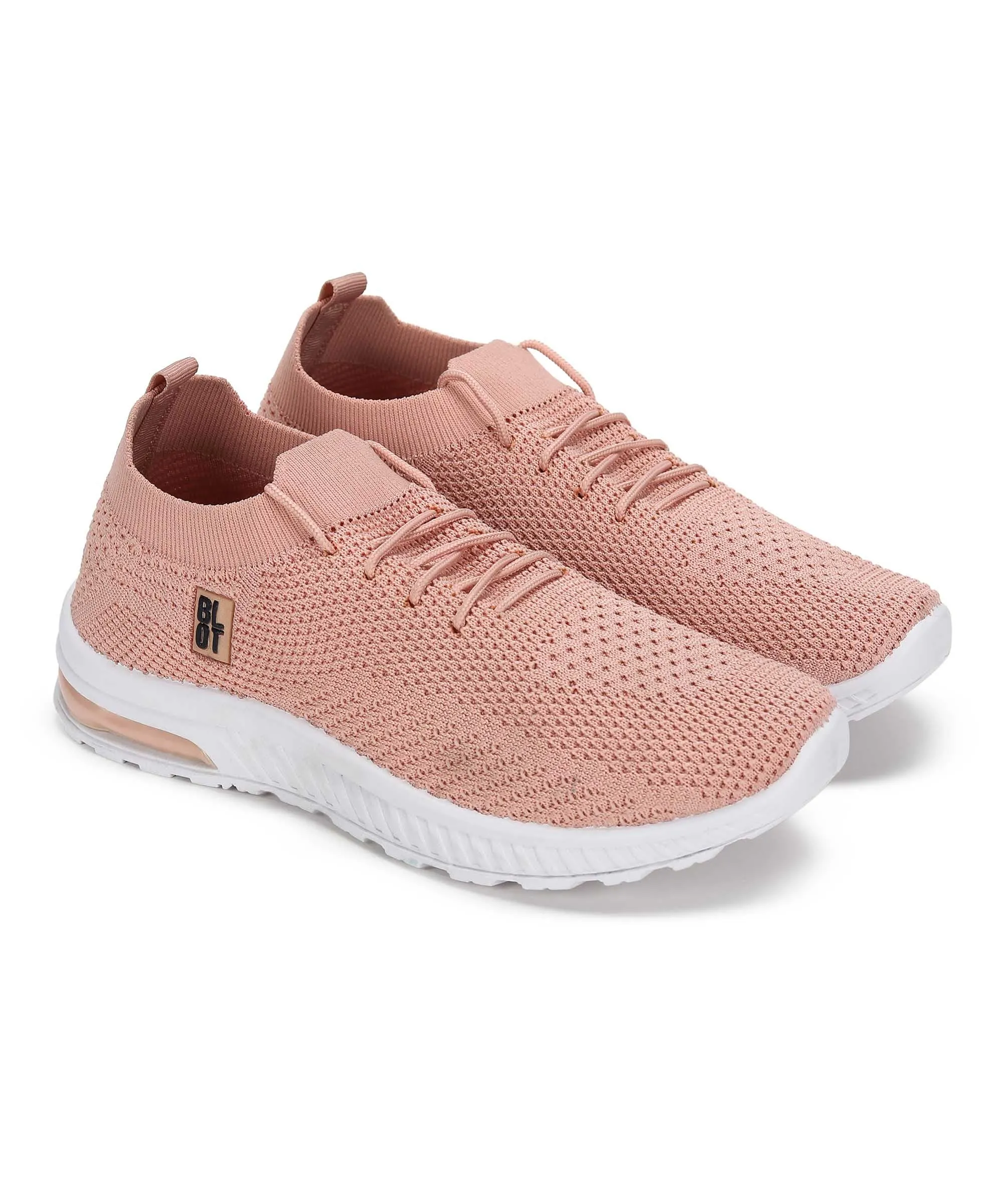 Paragon K1016L Women Sports Shoes | Walking Running Gym Shoes | Breathable Comfortable Sole with Cushioning Elastic Gore Bold Color Scheme