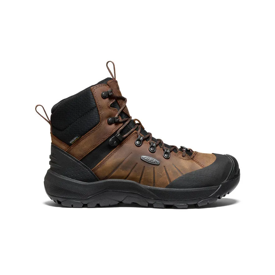 Olive Tone Non-Slip Grip Men's Revel IV Polar Waterproof Boot  |  Dark Earth/Caramel Cafe