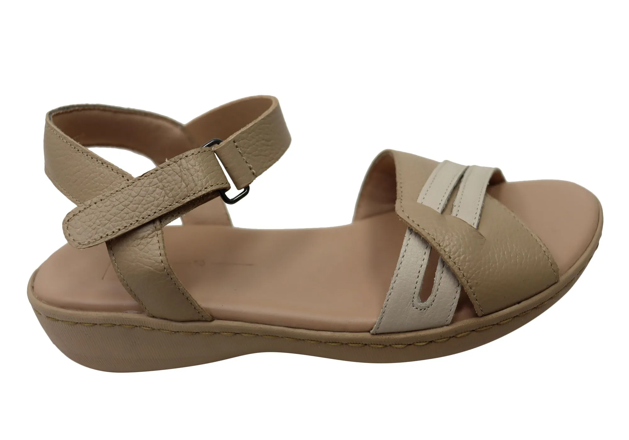 Quick Comfort Urban Casual Via Paula Angela Womens Brazilian Comfortable Leather Sandals