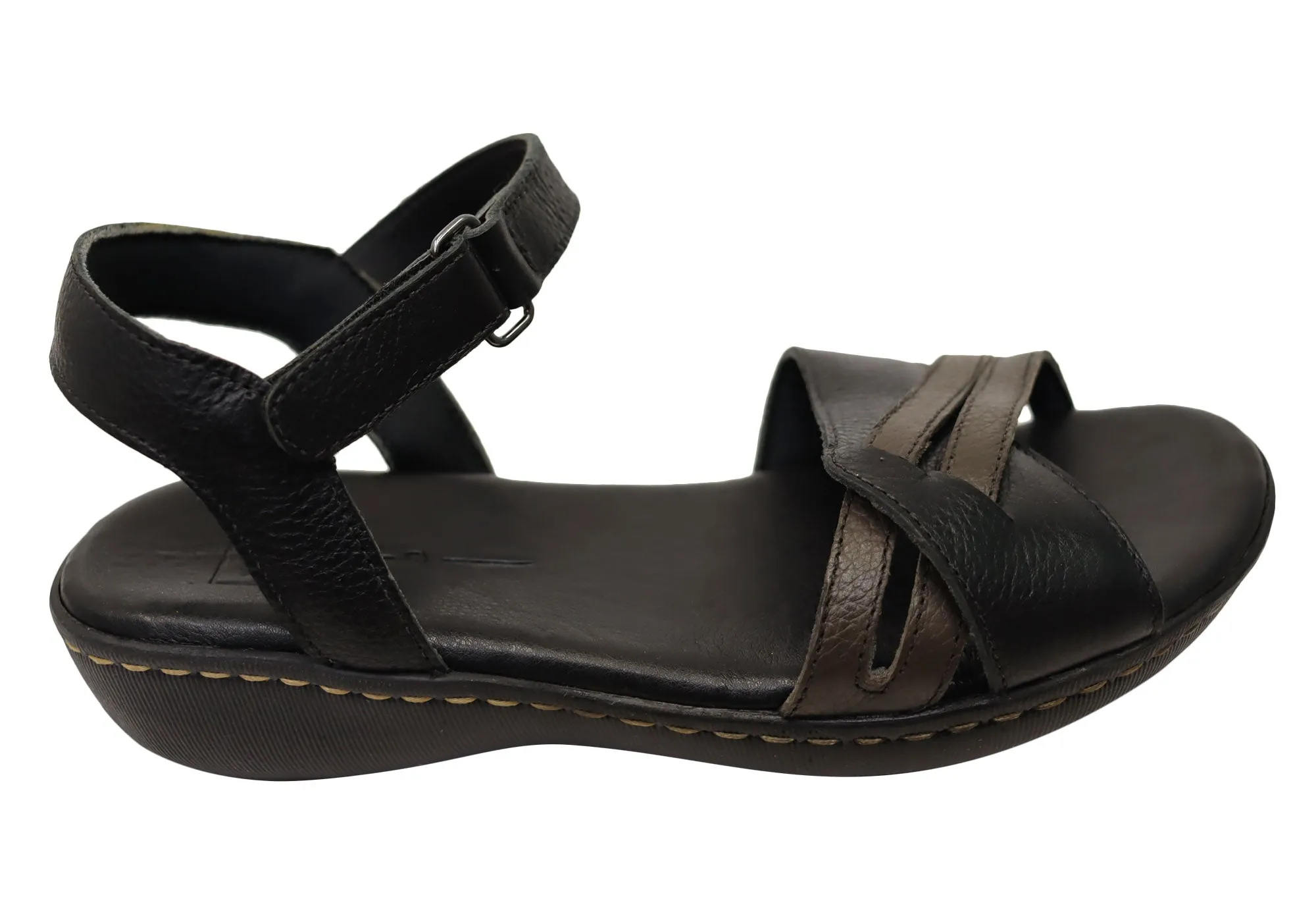 Quick Slide Via Paula Angela Womens Brazilian Comfortable Leather Sandals