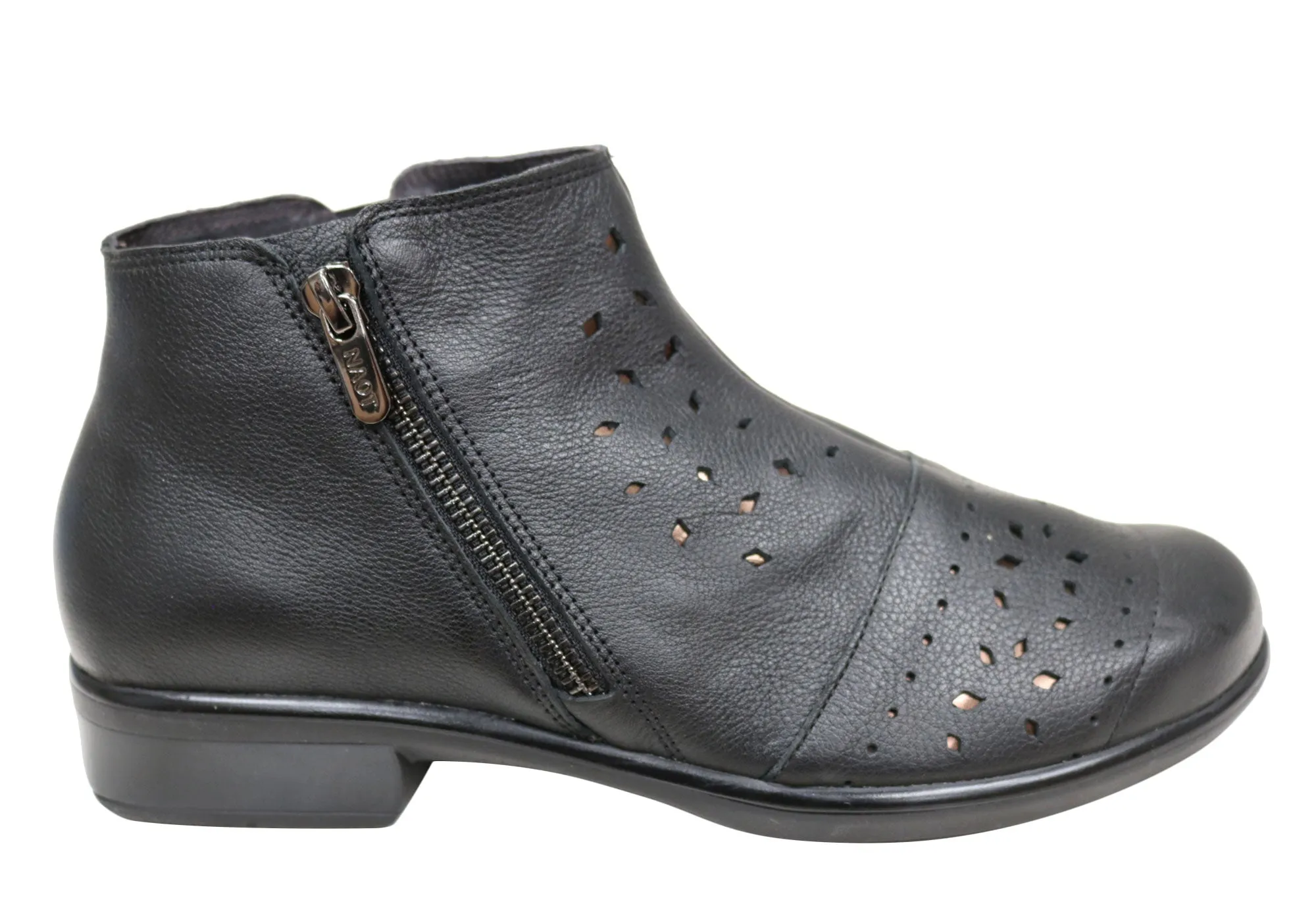 Naot Matagi Womens Leather Comfortable Orthotic Friendly Ankle Boots Flexible Frame Weather Resistant User