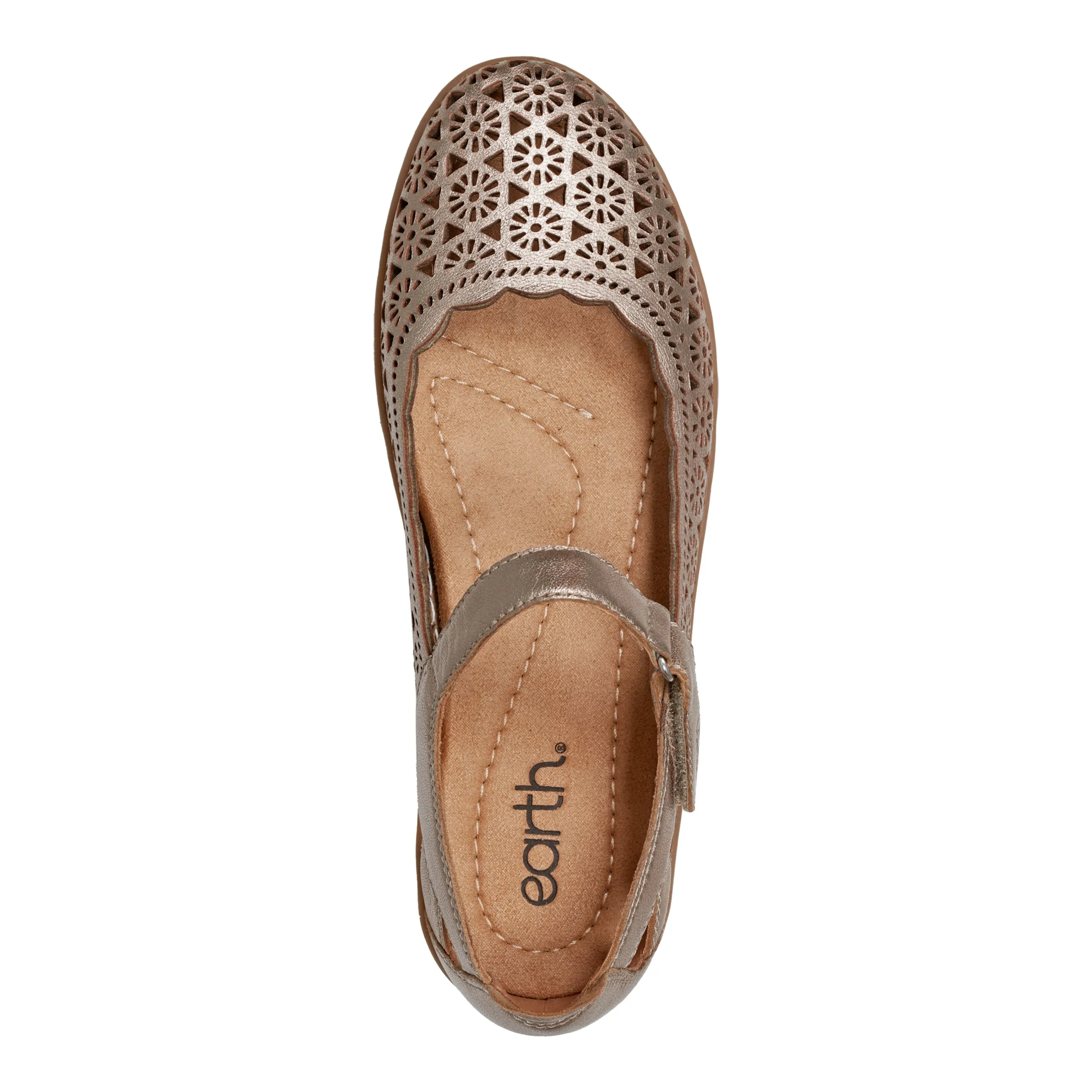 Lady Perforated Slip-On Ballet Flat Urban Move Essential Wear