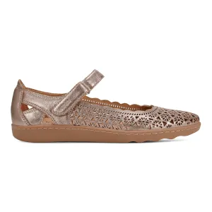 Style focused Leap Step Lady Perforated Slip-On Ballet Flat