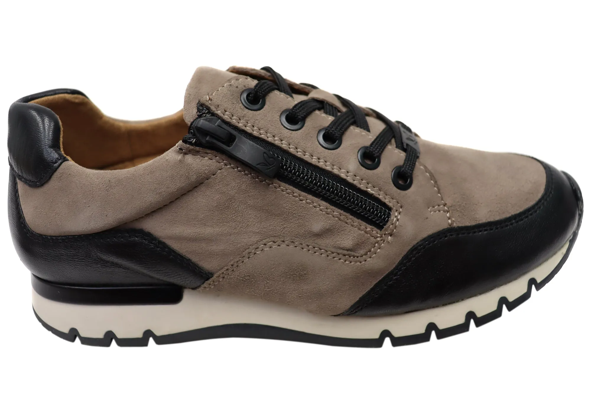 Caprice Comfort Maria Womens Extra Wide Comfort Leather Shoes Run Free Soft Interior