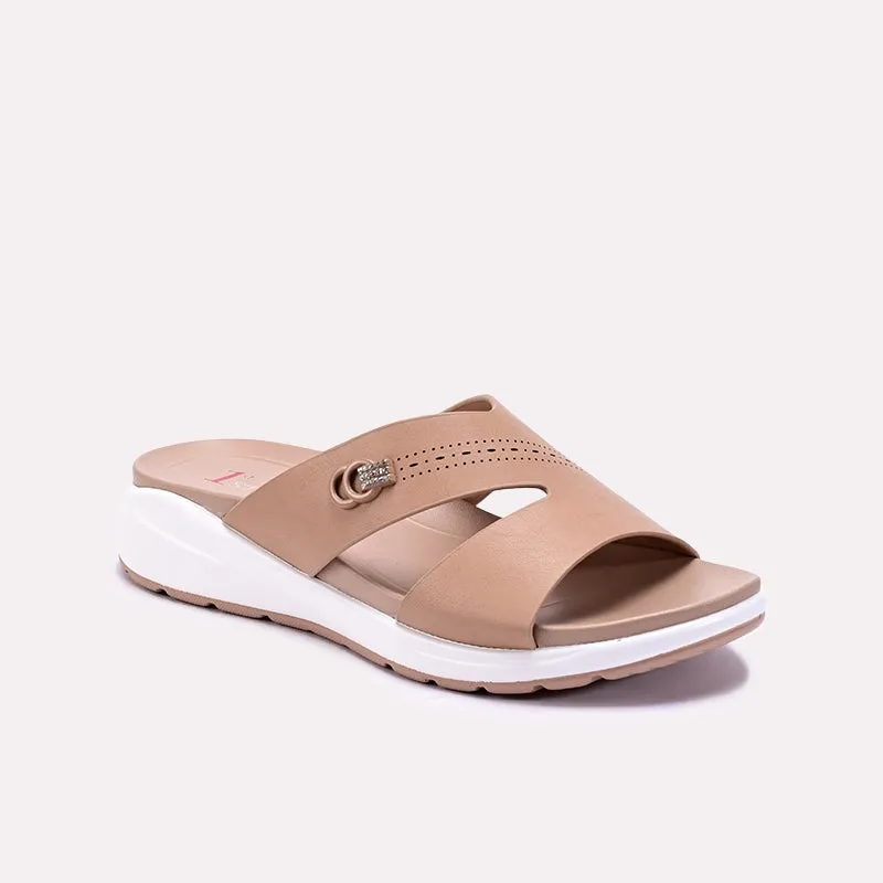 Flexible Wear Ventilated Fawn Comfy Casual Slippers 0413326