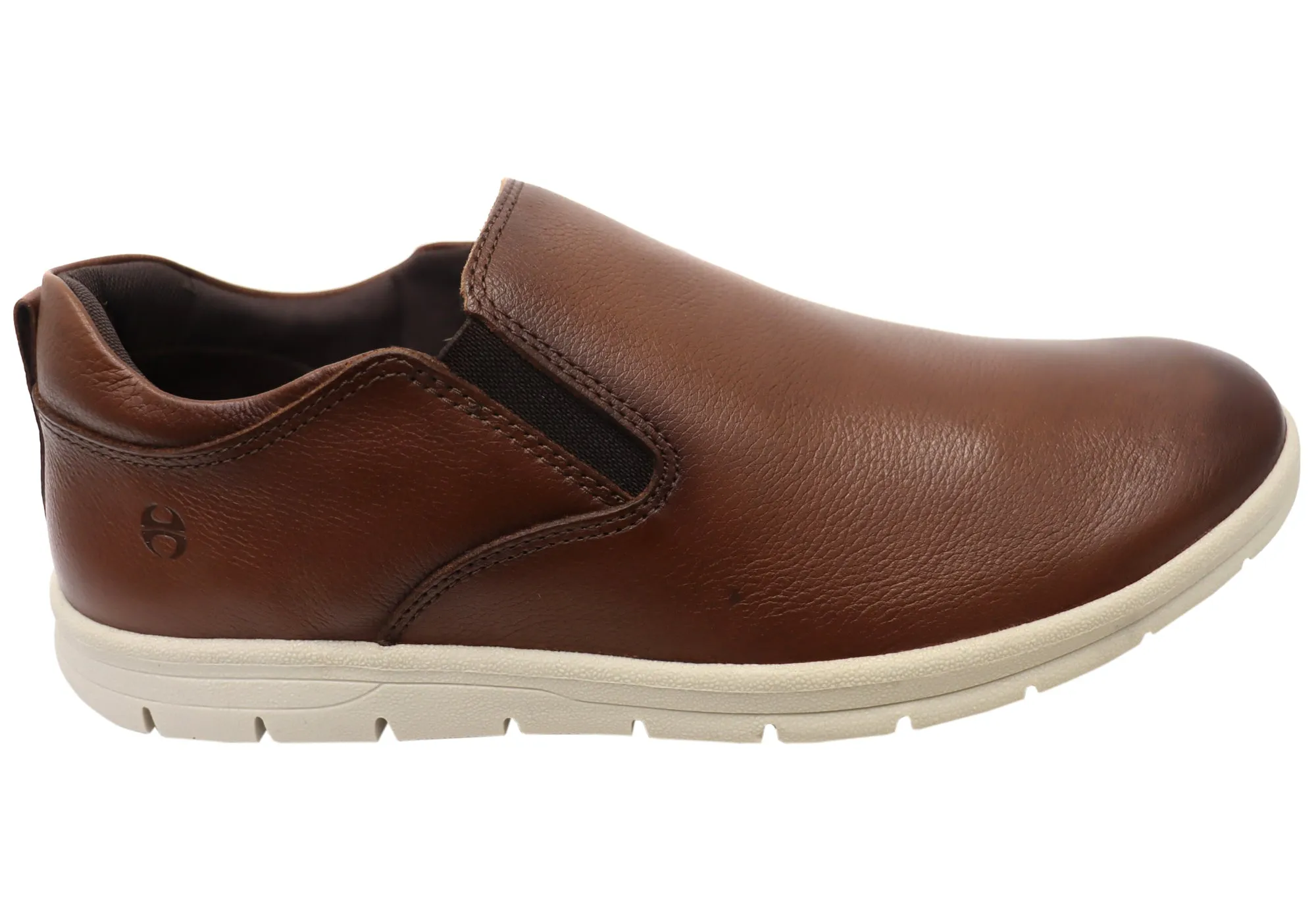 Ferricelli Pauly Mens Leather Dress Casual Shoes Made In Brazil Block Step