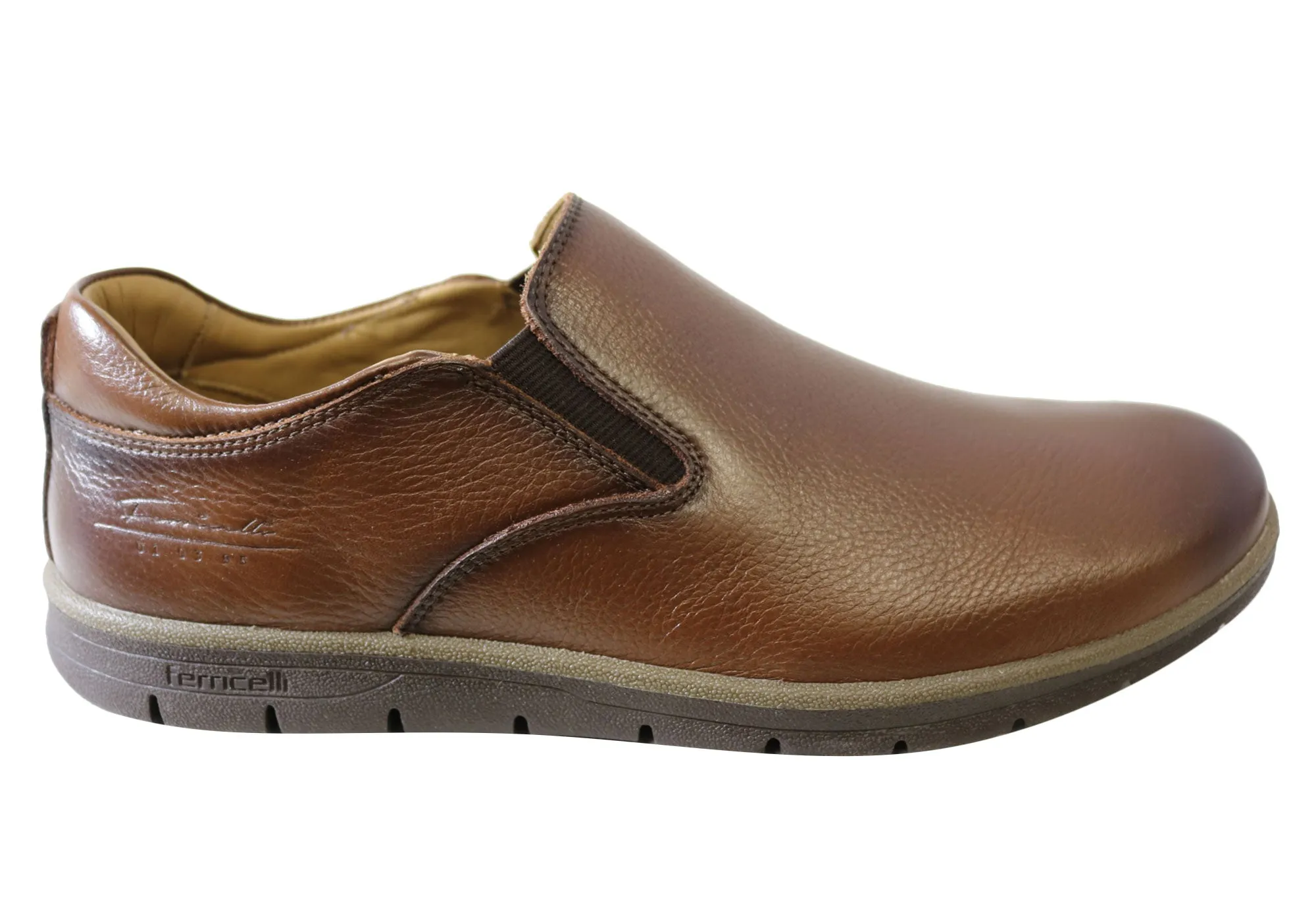 Ferricelli Pauly Mens Leather Dress Casual Shoes Made In Brazil Soft Sole Comfortable lining