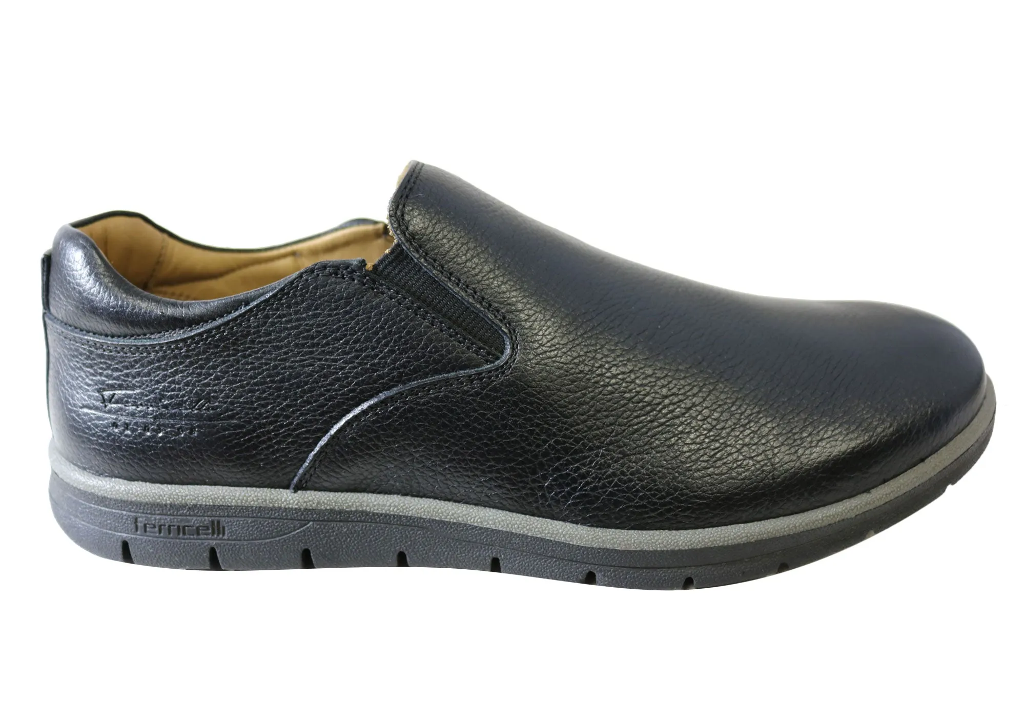 Ferricelli Pauly Mens Leather Dress Casual Shoes Made In Brazil Base Shade