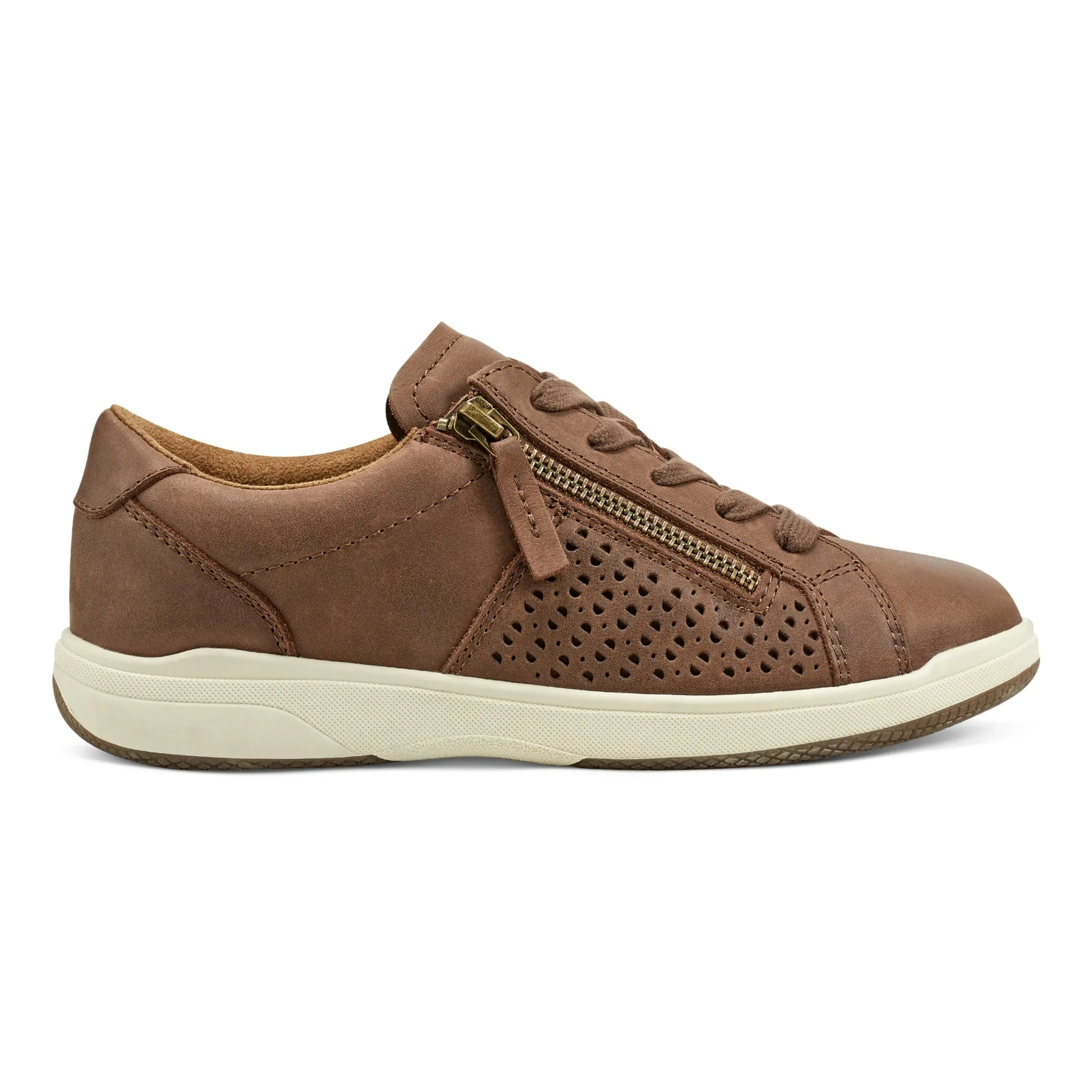 Netta Round Toe Casual Lace-up Sneakers Travel Must