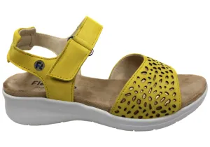 Flex & Go Breza Womens Comfortable Leather Sandals Made In Portugal Sandal Refills
