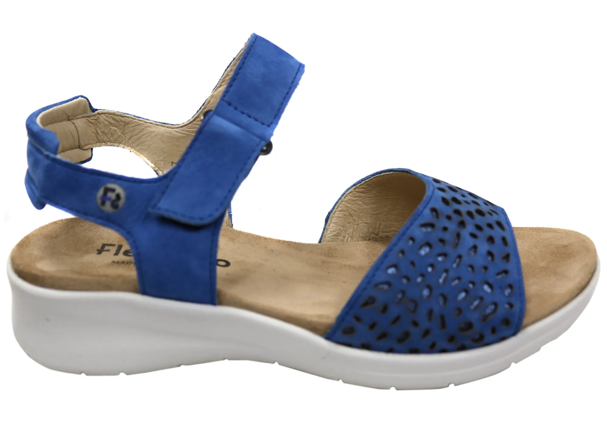 Shiny Gem Flex & Go Breza Womens Comfortable Leather Sandals Made In Portugal