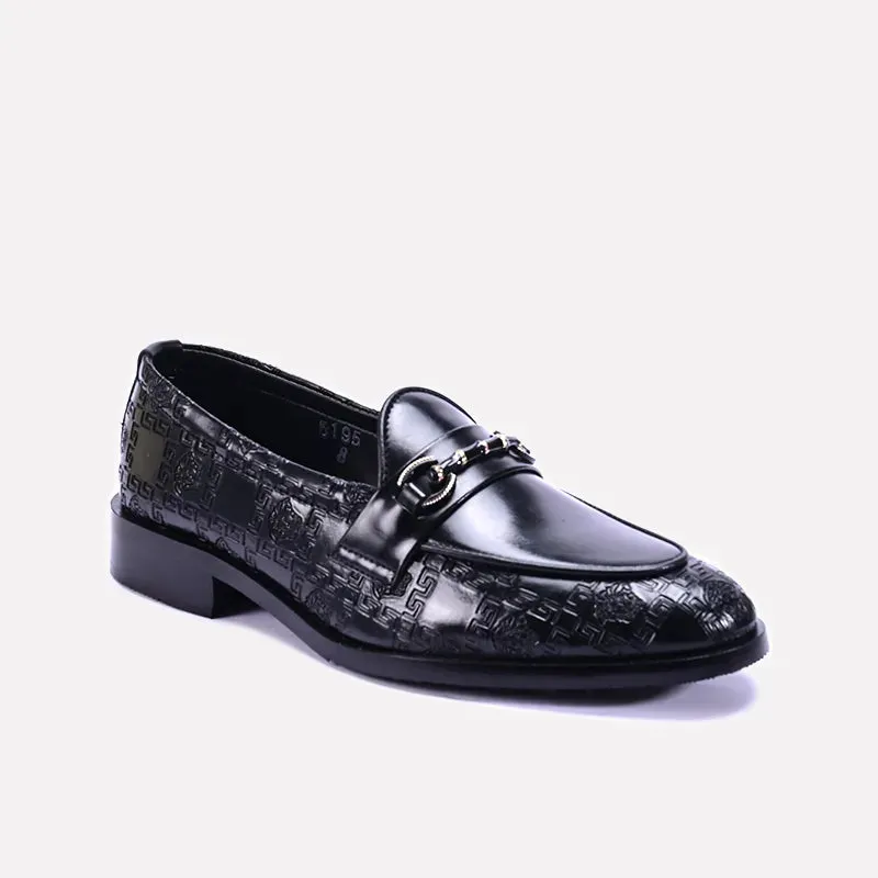 Reginald Black Formal Shoes 0111106 Clean Trim