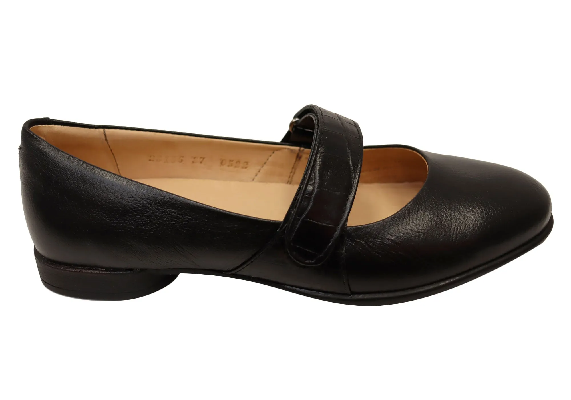 Fast Go Opananken Norma Womens Comfortable Brazilian Leather Mary Jane Shoes