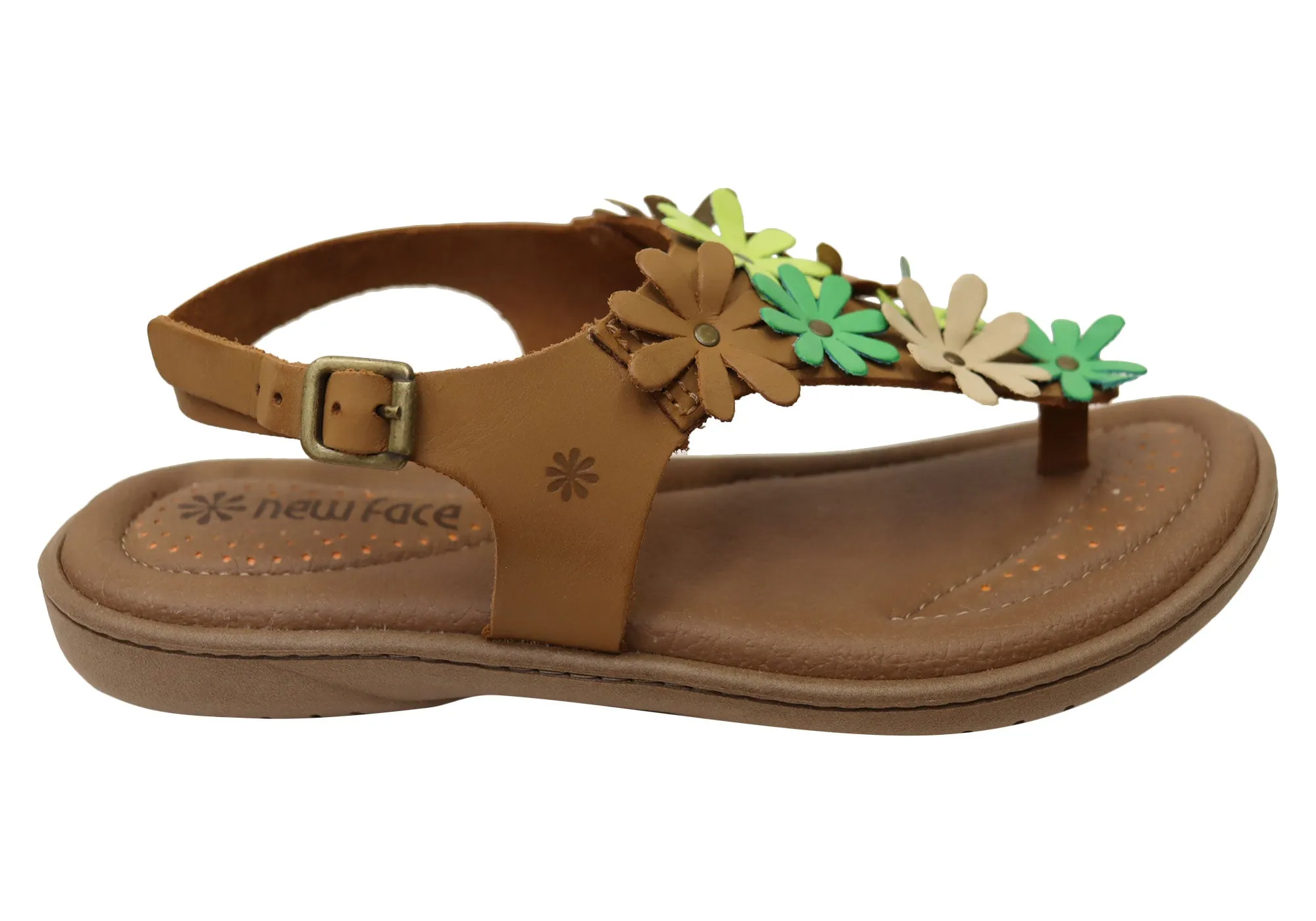 Minimal Bulk Pink Sweet New Face Kimmy Womens Comfortable Leather Sandals Made In Brazil