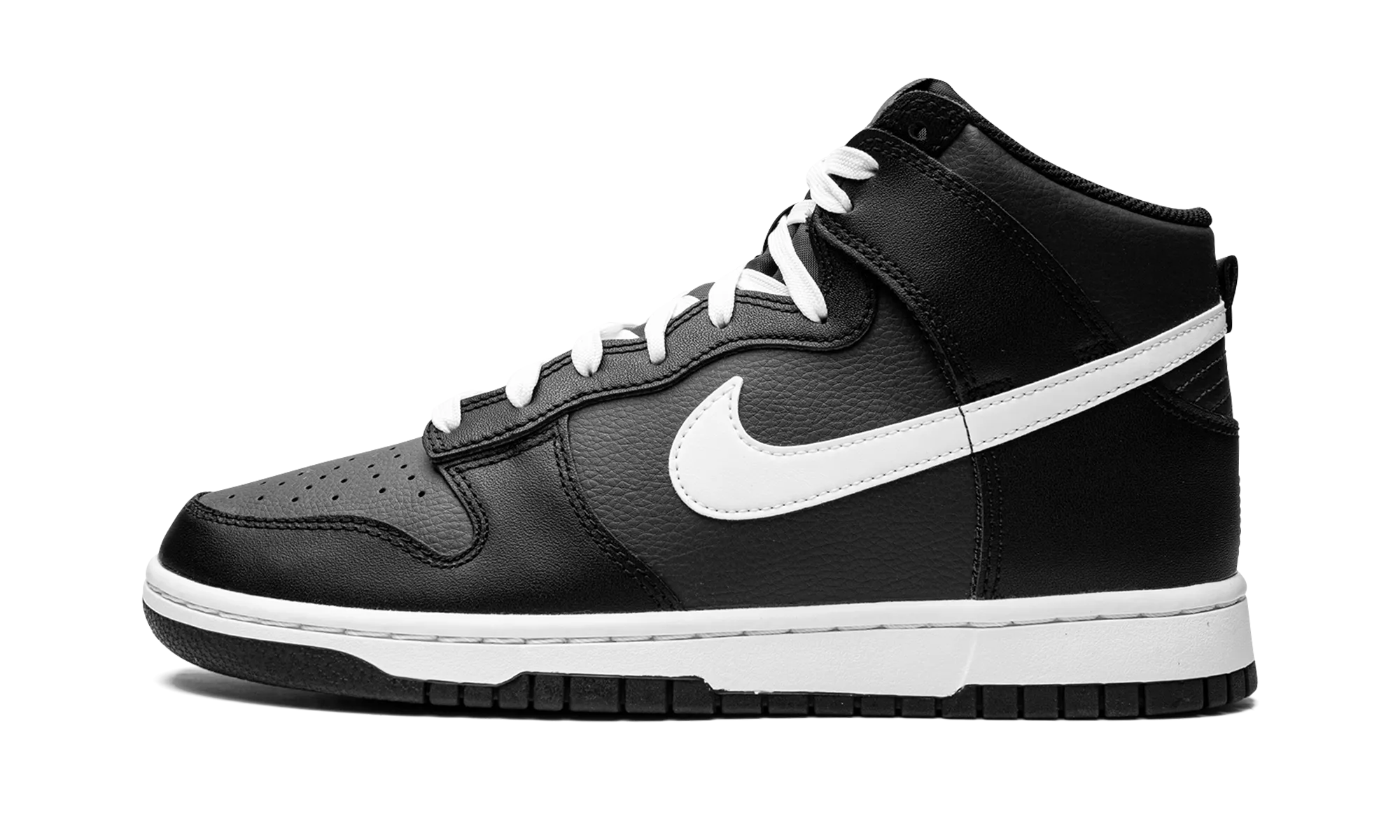 Office Casual Dunk High "Black / White"