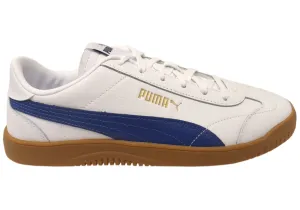 Puma Mens Club 5v5 Comfortable Leather Lace Up Sneakers Stretchable Material Weather resistant