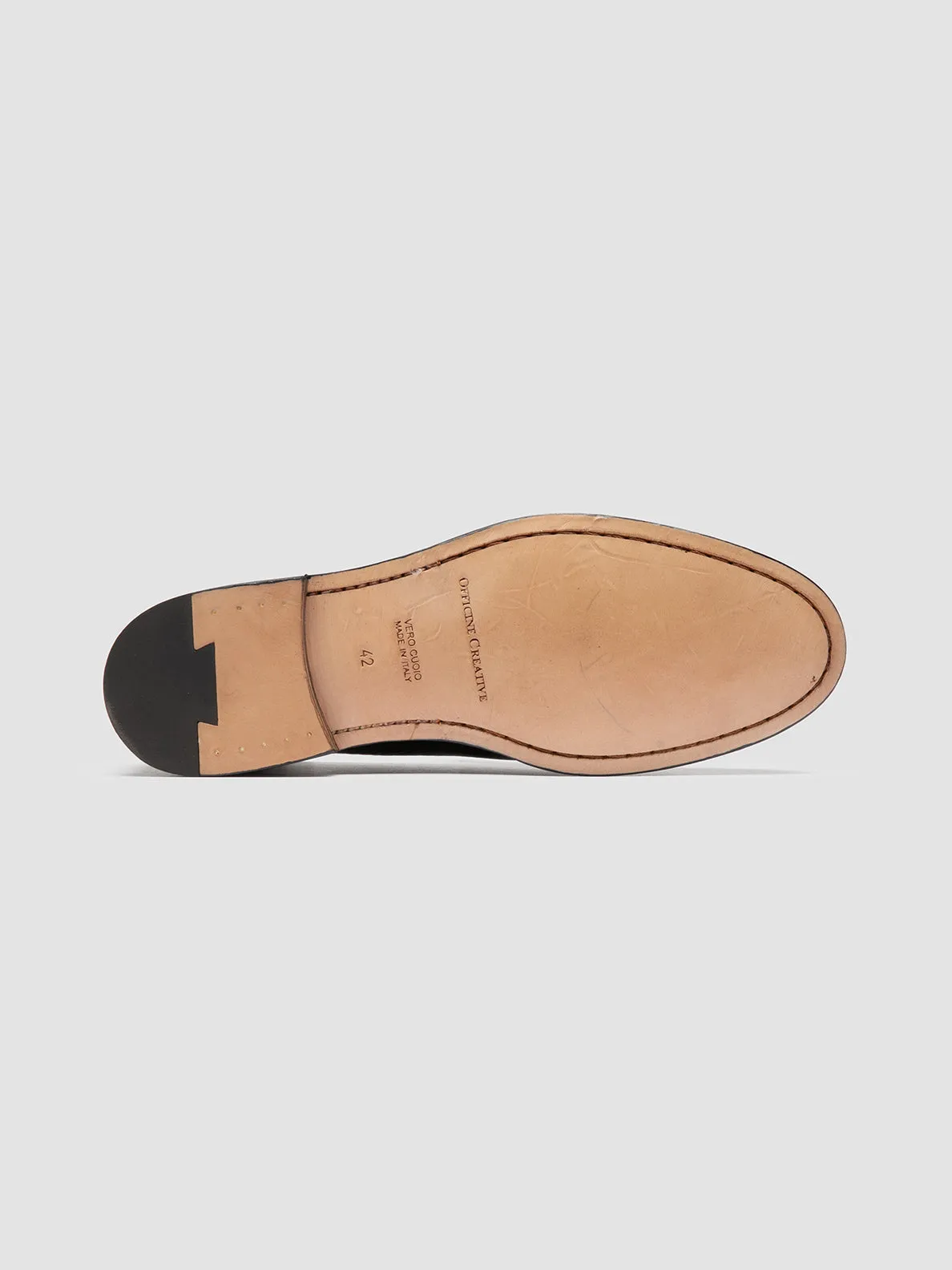 OPERA 001 - Black Leather Penny Loafers Classic Style Relaxed Feel