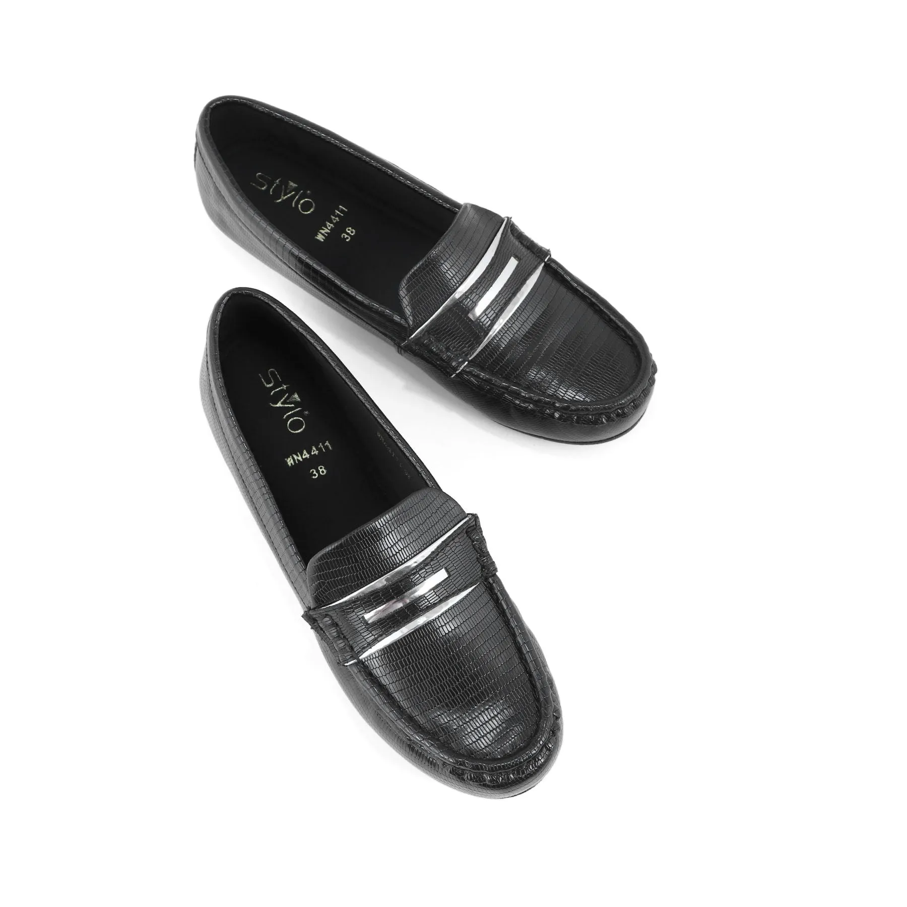 Denim Ease Black Moccasin WN4411