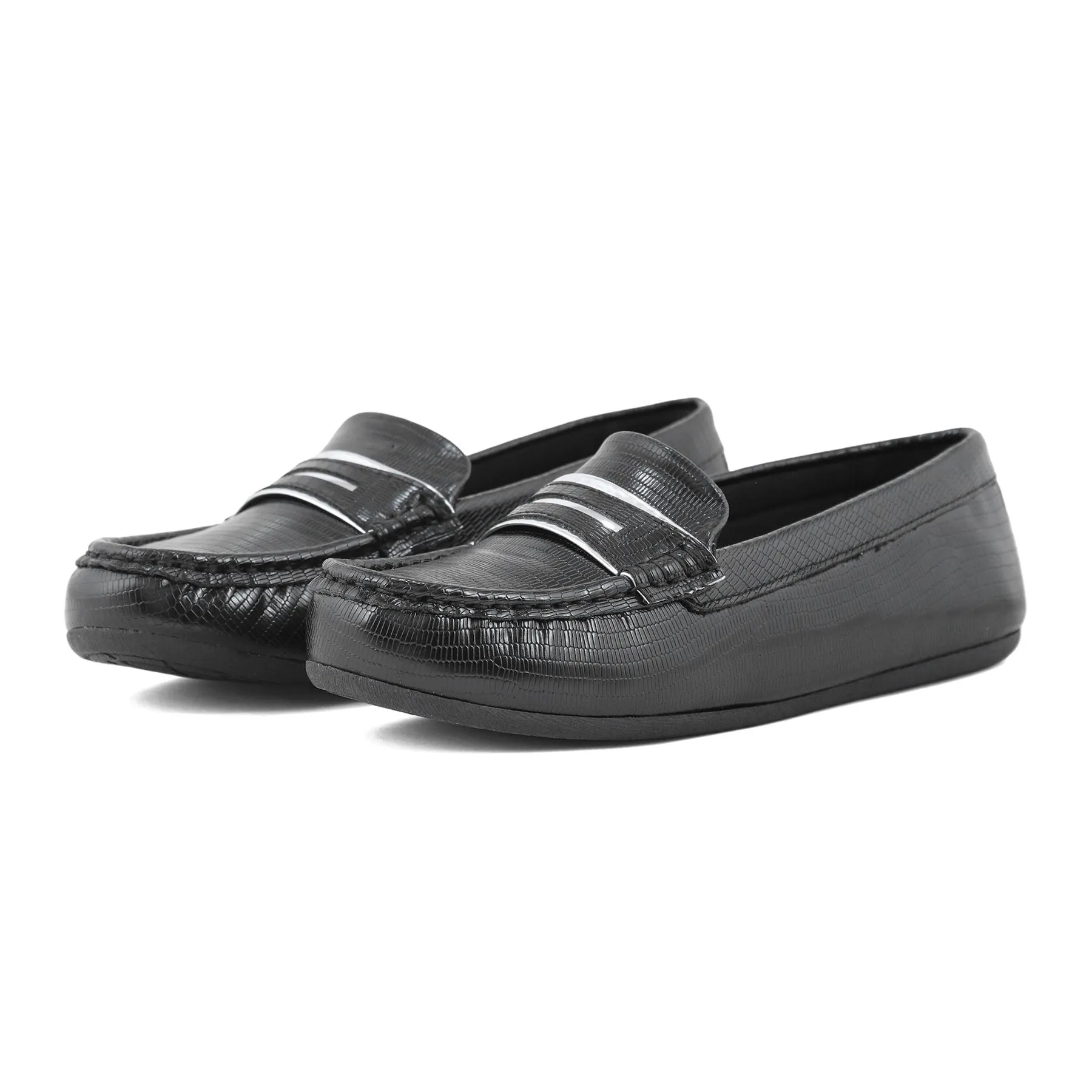 Lightweight Frame Soft   sole Black Moccasin WN4411