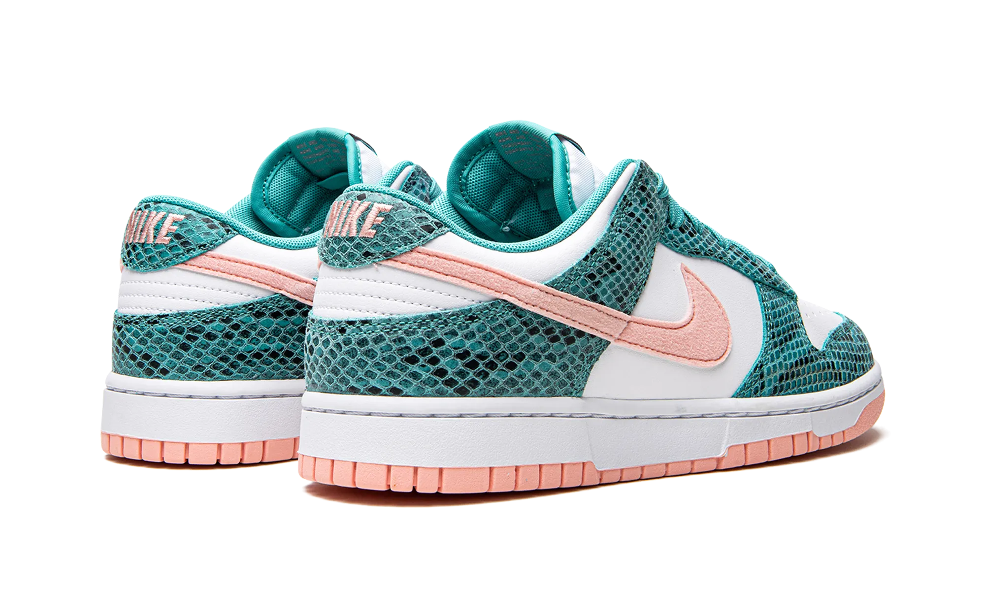 Stay Stylish ComfortInsoles Dunk Low "Snakeskin Washed Teal Bleached Coral"