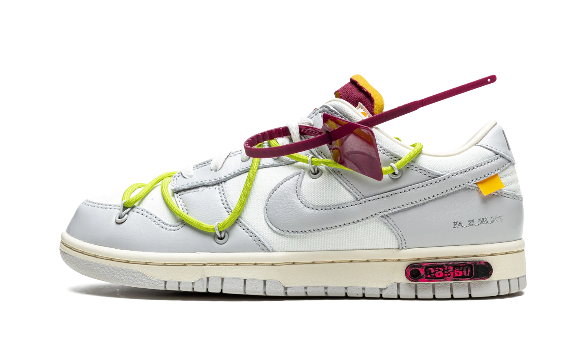 Subtle tone Dunk Low "Off-White - Lot 08"