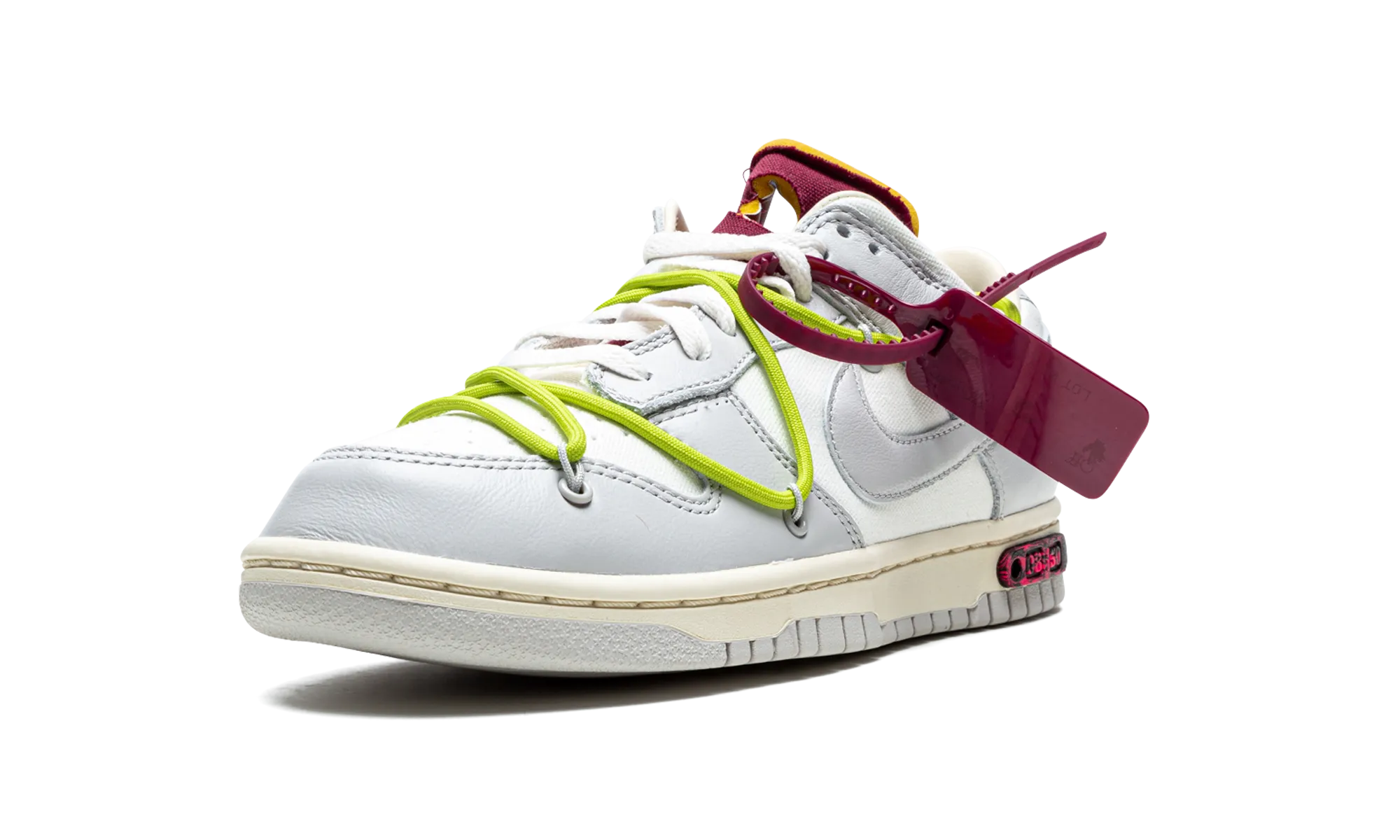 Dunk Low "Off-White - Lot 08" Sea Breeze Wood Jog