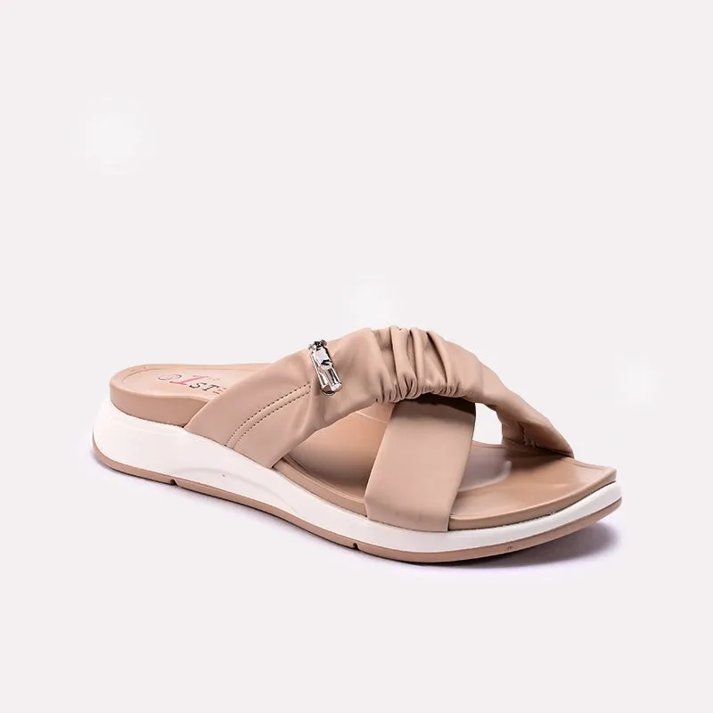 Lightweight Mesh Womens Fawn Comfy Casual Slippers 0413369