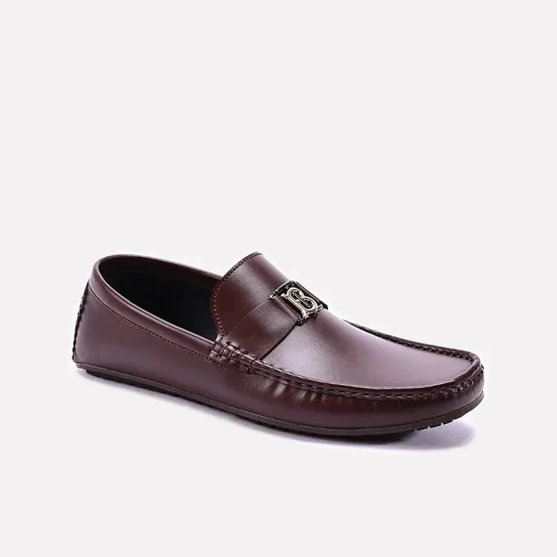 Moon Hike Smart Step Brown Classic Loafers Men 0130723