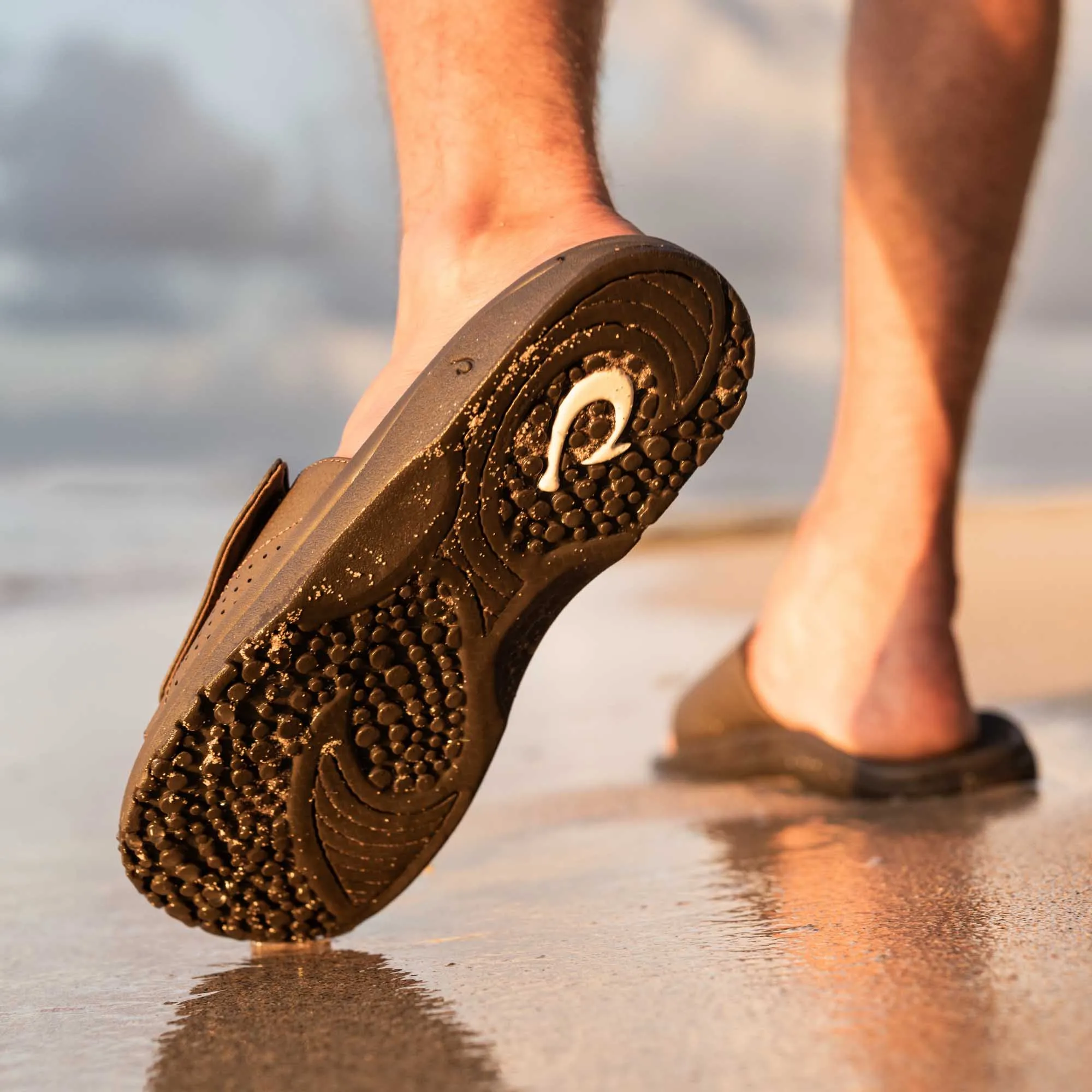 Nalu Slide - Dark Java Vacation Trip Open Toe Shoes