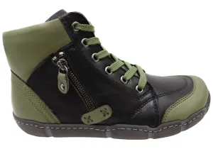Orizonte Maroona Womens European Comfortable Leather Ankle Boots Eco Material Rainy Days Weekend Hike
