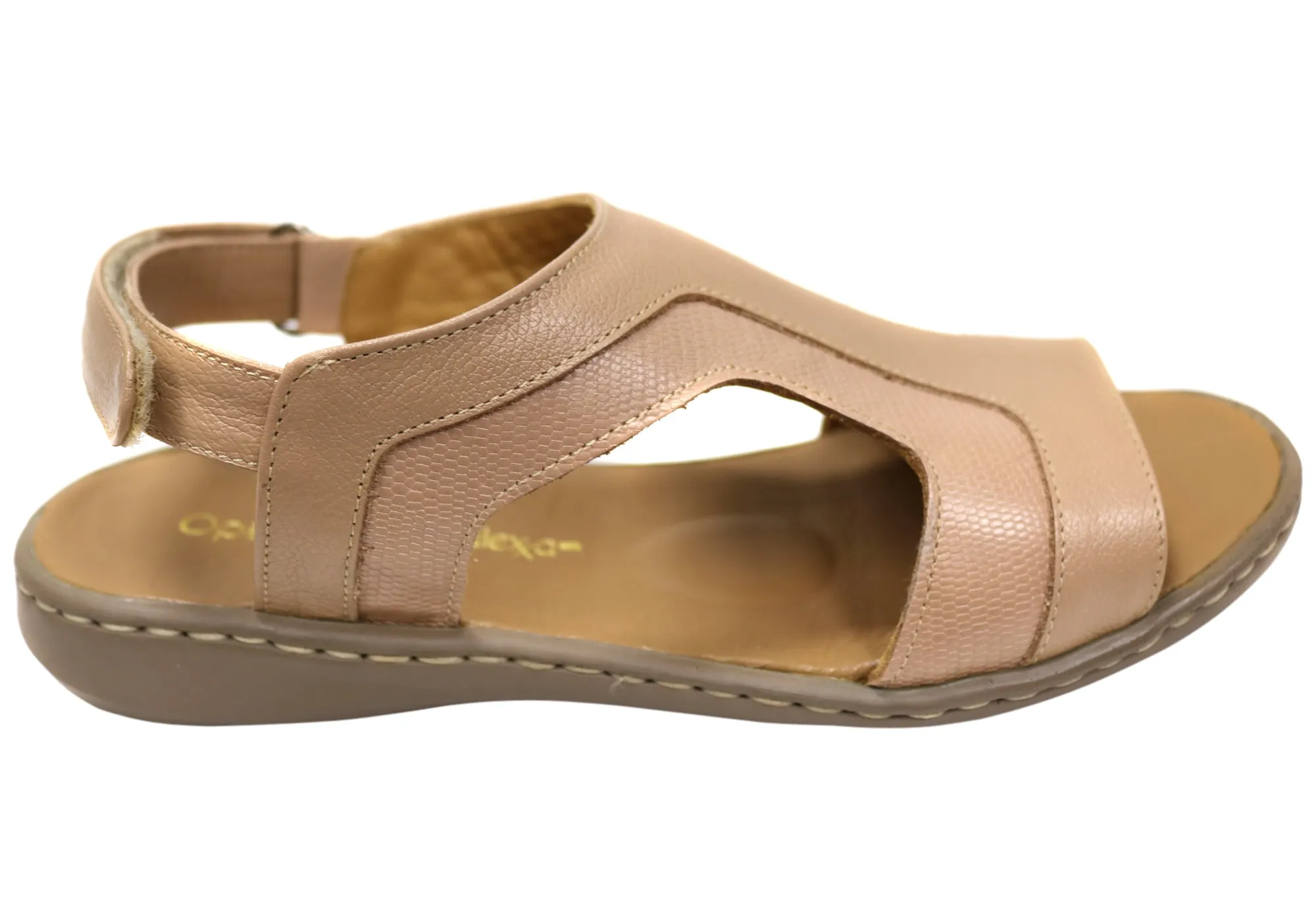 Crystal Shine Street Style Opananken Dallas Womens Comfortable Brazilian Leather Sandals