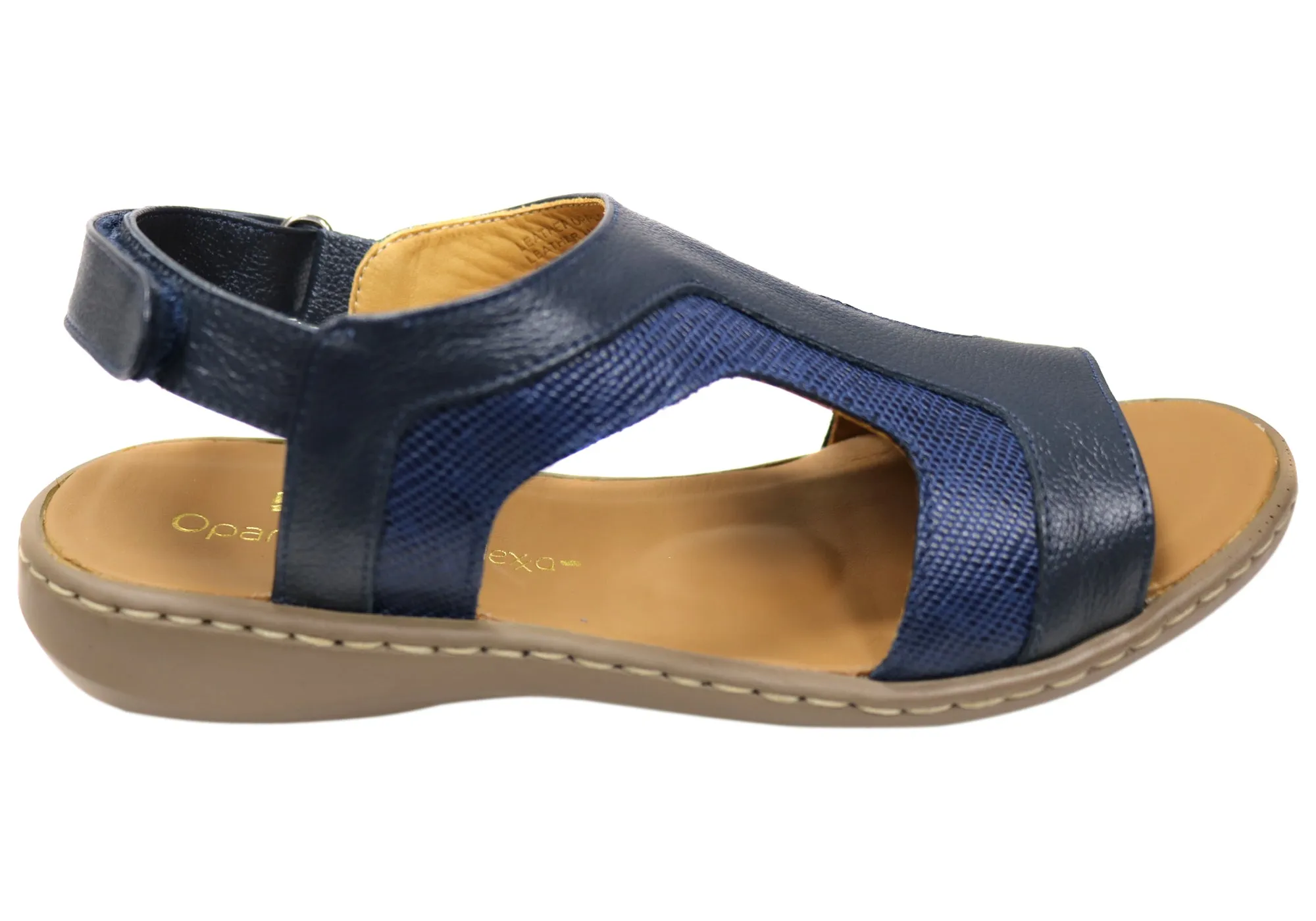 Opananken Dallas Womens Comfortable Brazilian Leather Sandals Casual Sandals for Men