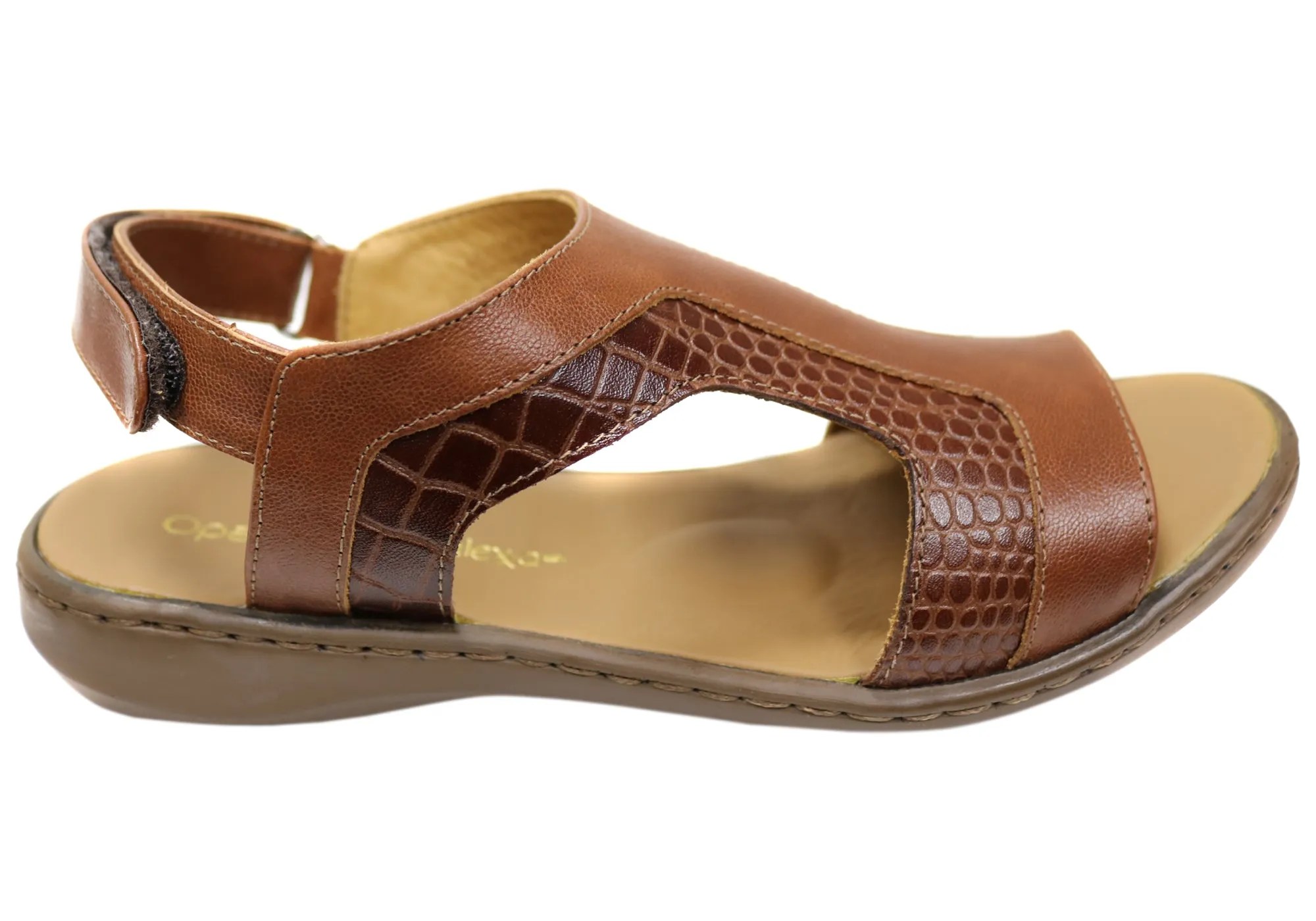Opananken Dallas Womens Comfortable Brazilian Leather Sandals Sandal Upgrades