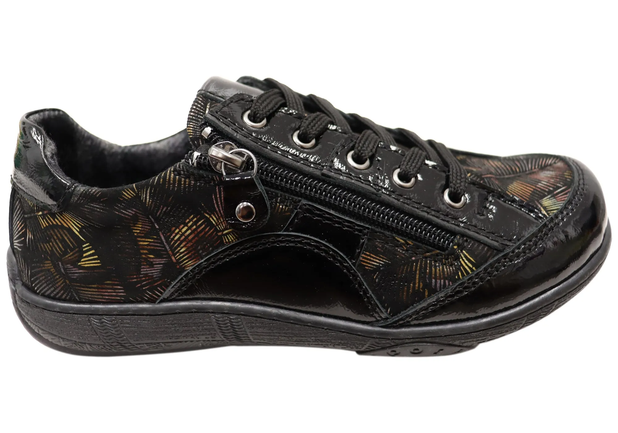 Reinforced toe Heat Guard Orizonte Oxley Womens Comfortable Leather European Shoes