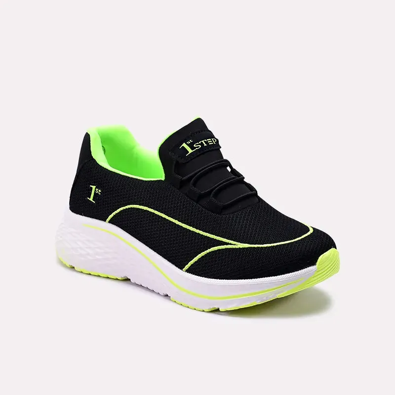 Durable Overlay Body Movement Cheryl Black Sneakers 0440707