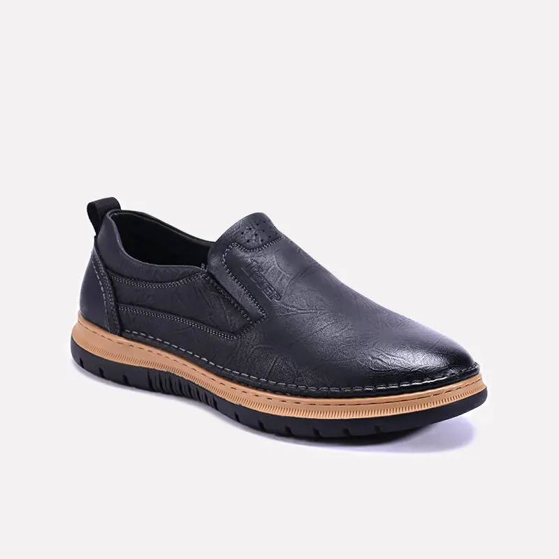 Air Touch Hill Climb Somerset Black Slip On Casual Shoes 0160476