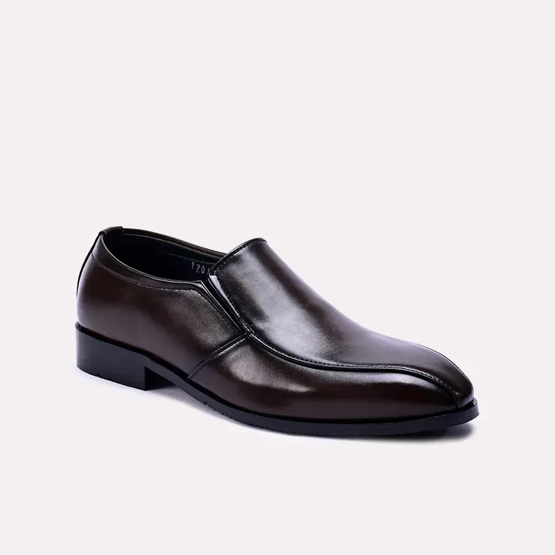 Flexible Fit Heritage Line Roland Brown Sleek Slip On Shoes 0111188