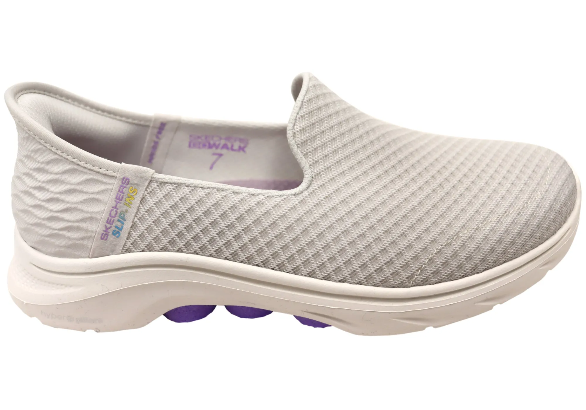 Injury Safe Skechers Womens Slip Ins GOwalk 7 Daley Comfortable Shoes
