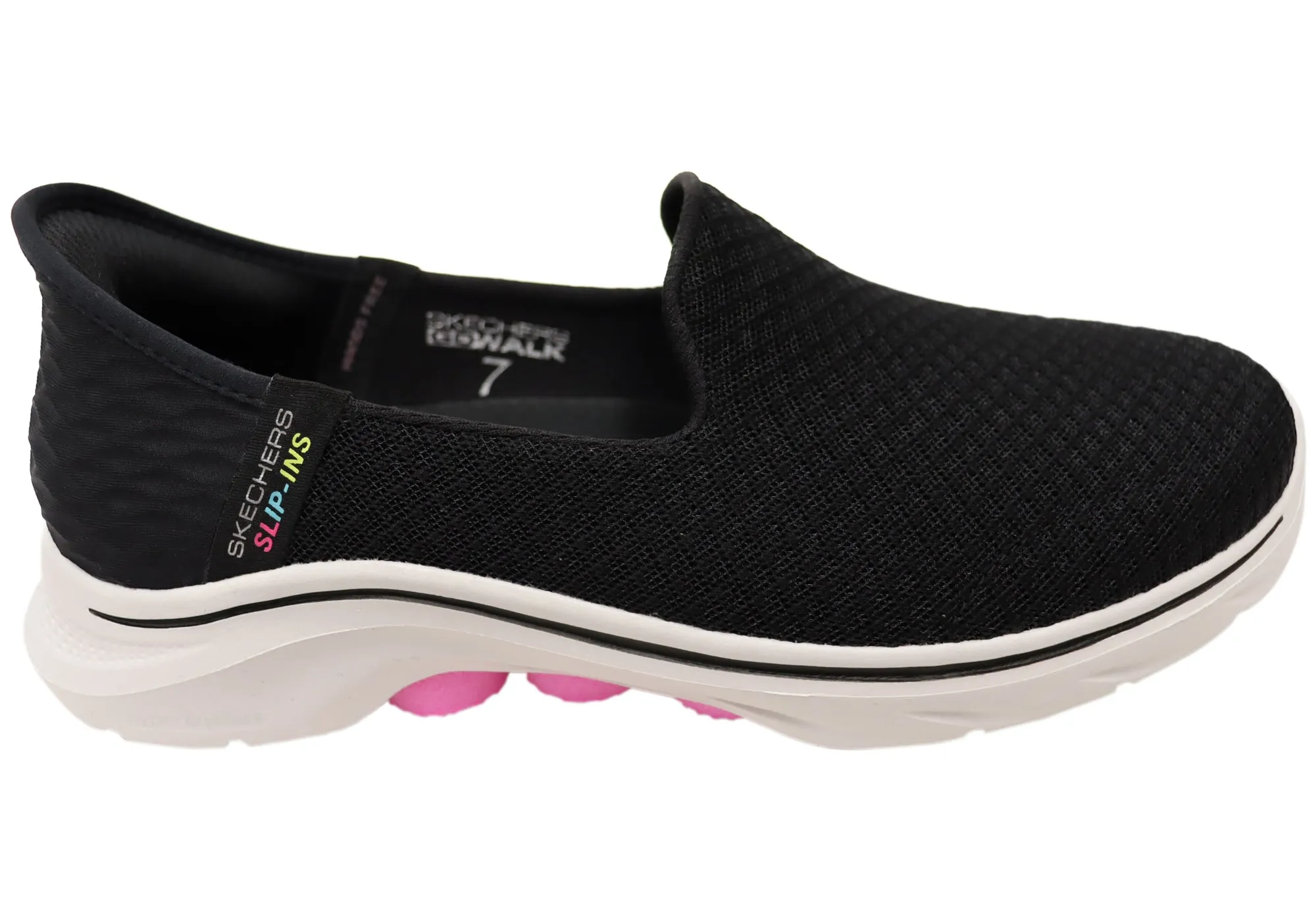 Skechers Womens Slip Ins GOwalk 7 Daley Comfortable Shoes Slip Resistant Outdoor Explorers