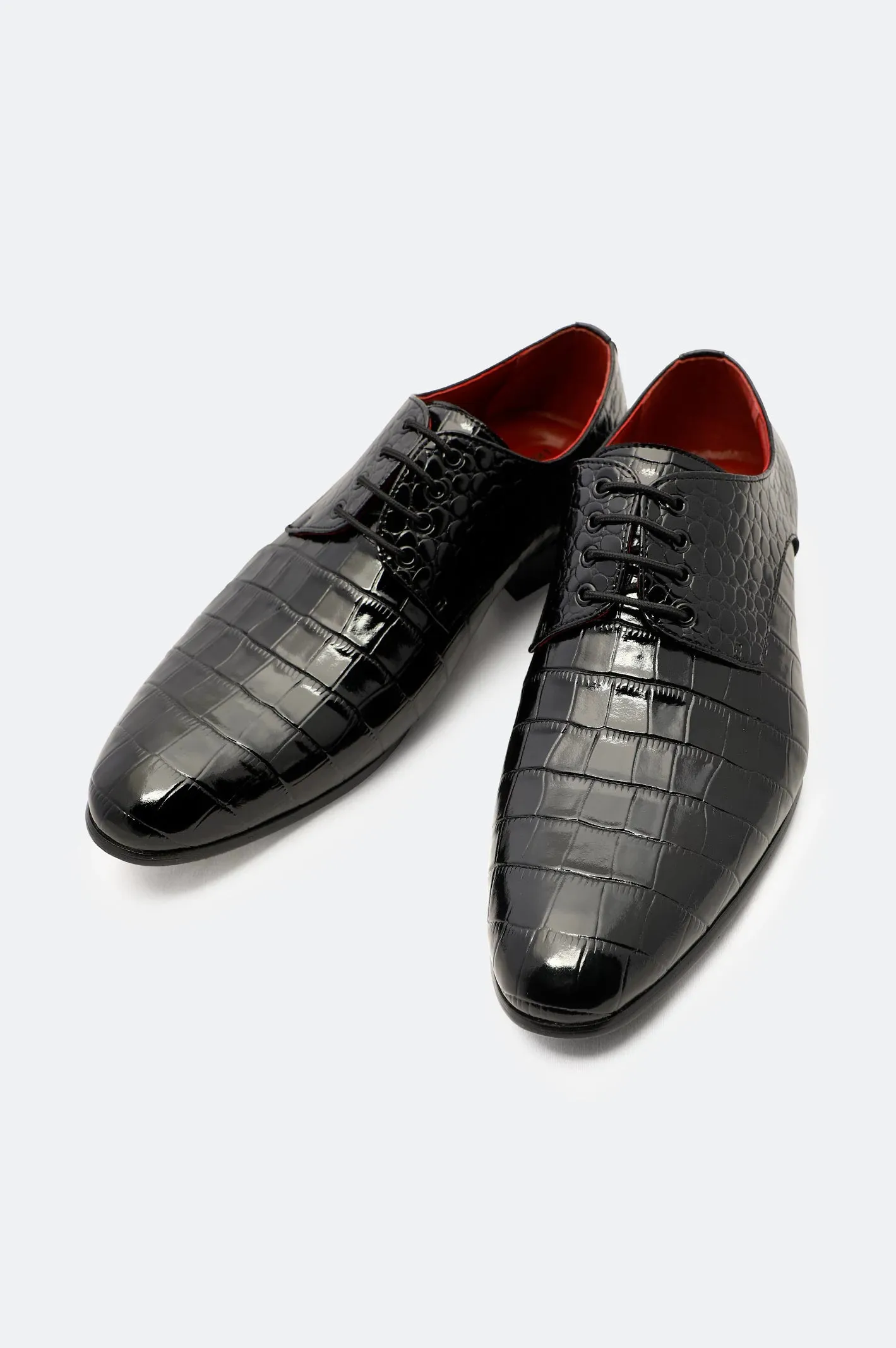 Anti Bacterial Black Formal Derby Shoes