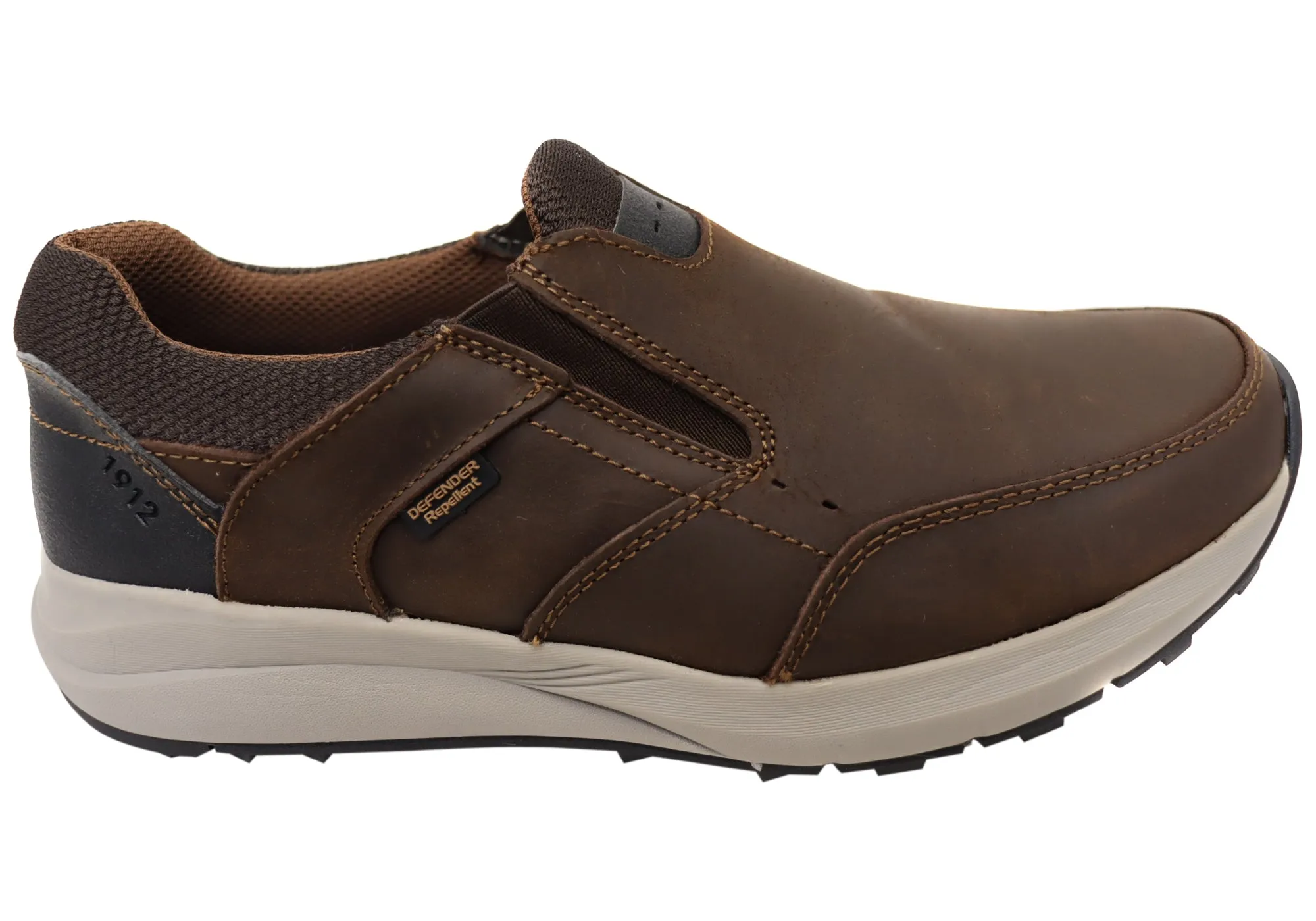Nunn Bush By Florsheim Mens Excursion Slip EE Extra Wide Leather Shoes Fashion Comfort Faux Leather