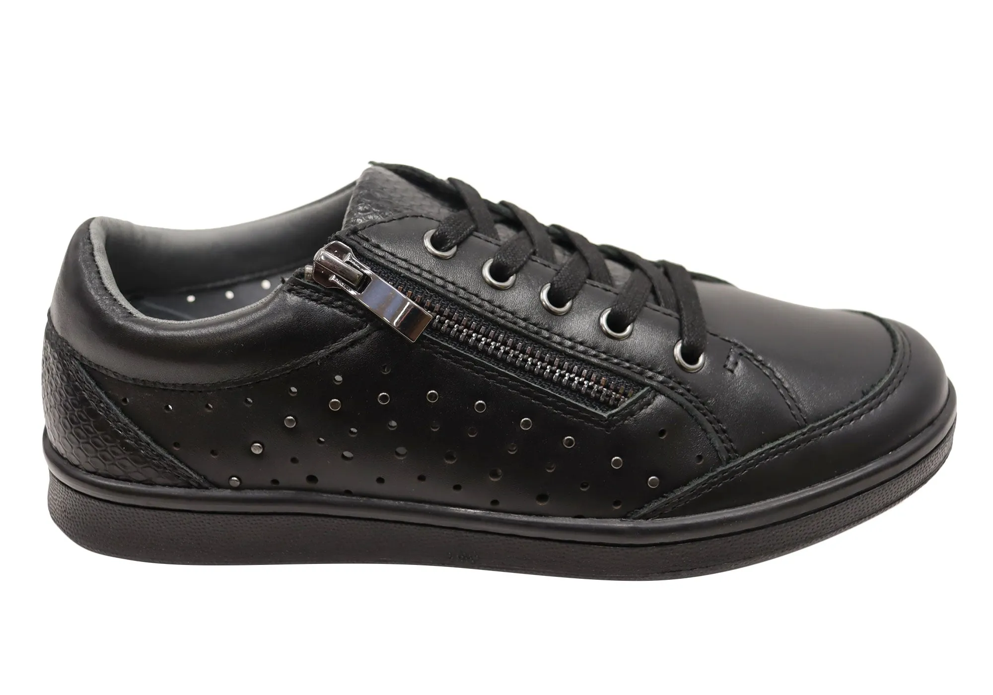 Cotton Touch Color Pop Scholl Orthaheel Razer Womens Supportive Leather Lace Up Casual Shoes