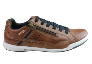 Pegada Timothy Mens Slip On Comfort Casual Shoes Made In Brazil Elastic Lacing Stylish Form