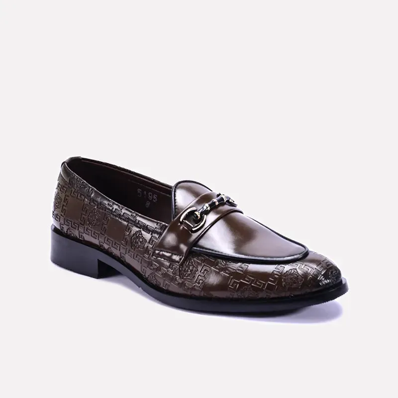 Slip Resistant Reginald Brown Formal Shoes 0111106